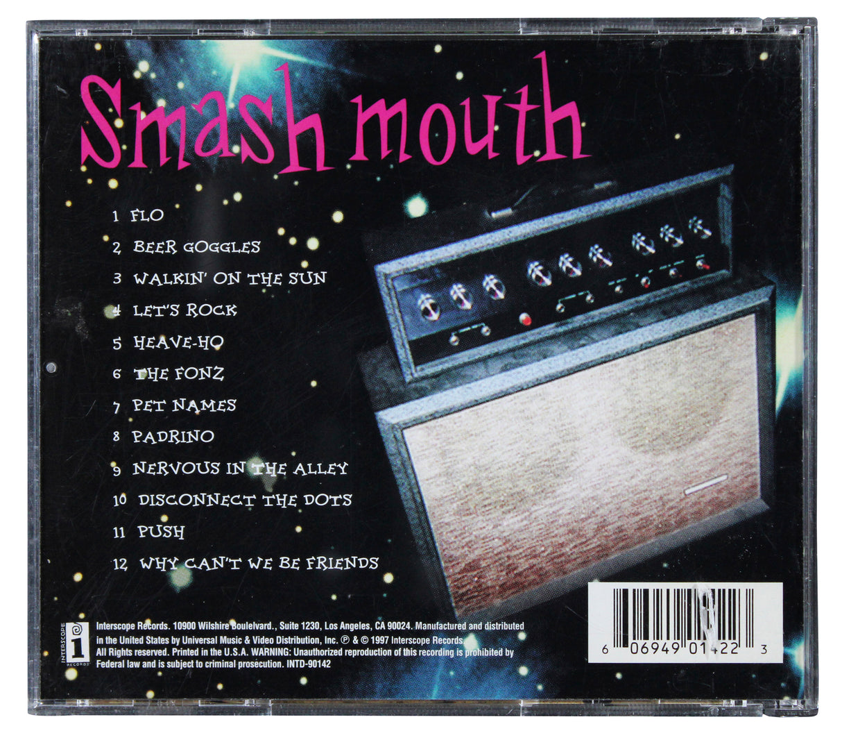 Steve Harwell Smash Mouth Signed Fush Yu Mang CD Booklet w/ Disc JSA #CL51517