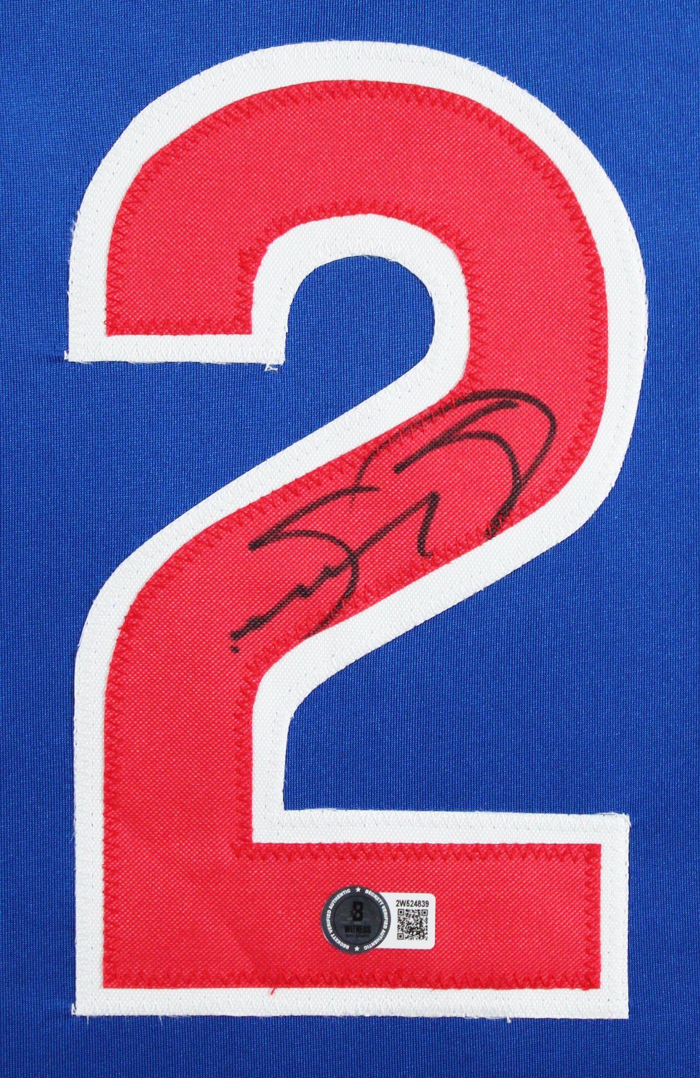 Sammy Sosa Authentic Signed Blue Pro Style Framed Jersey BAS Witnessed