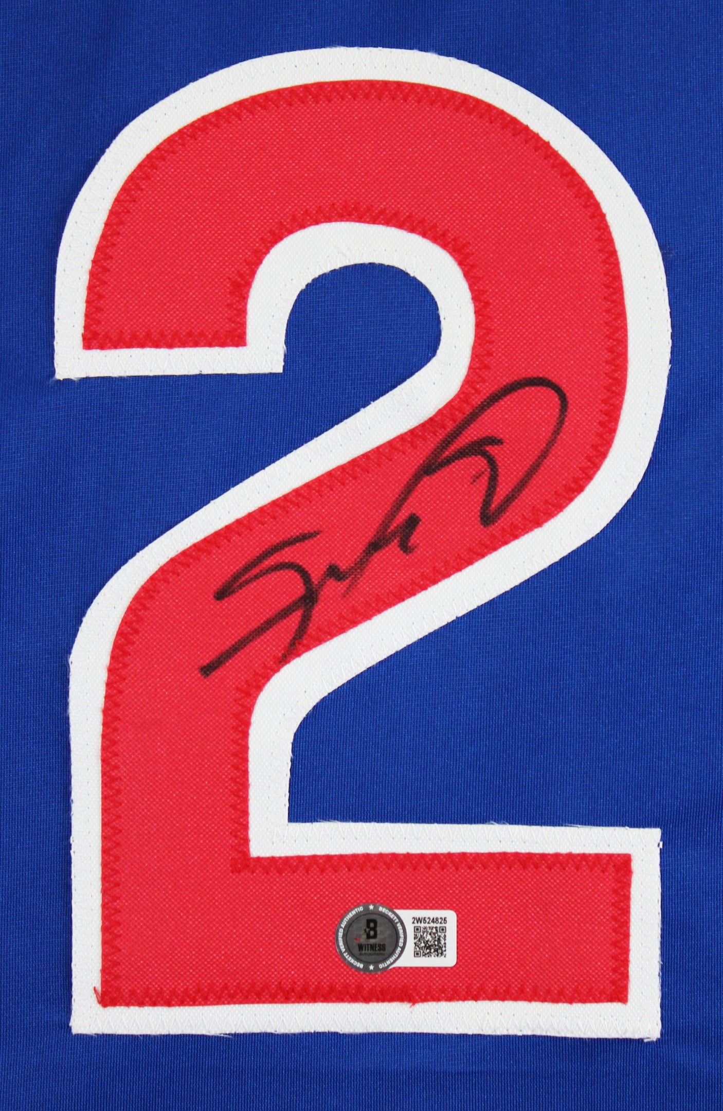 Sammy Sosa Authentic Signed Blue Pro Style Jersey Autographed BAS Witnessed