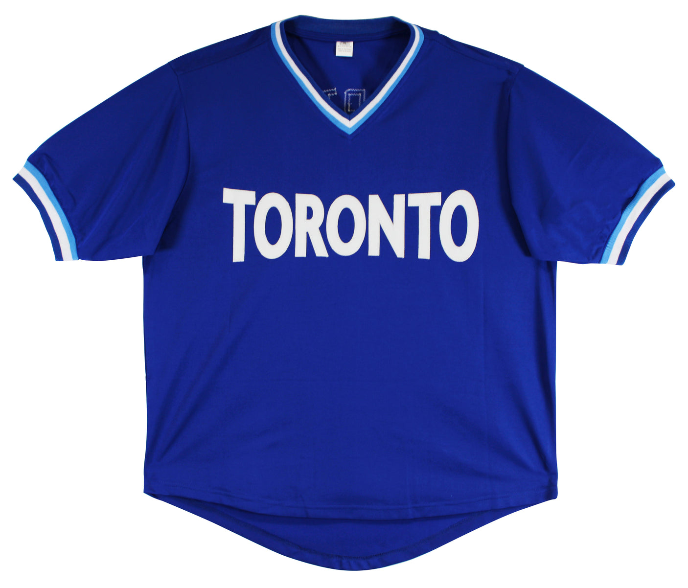 Joe Carter Authentic Signed Blue Pro Style Jersey Autographed JSA