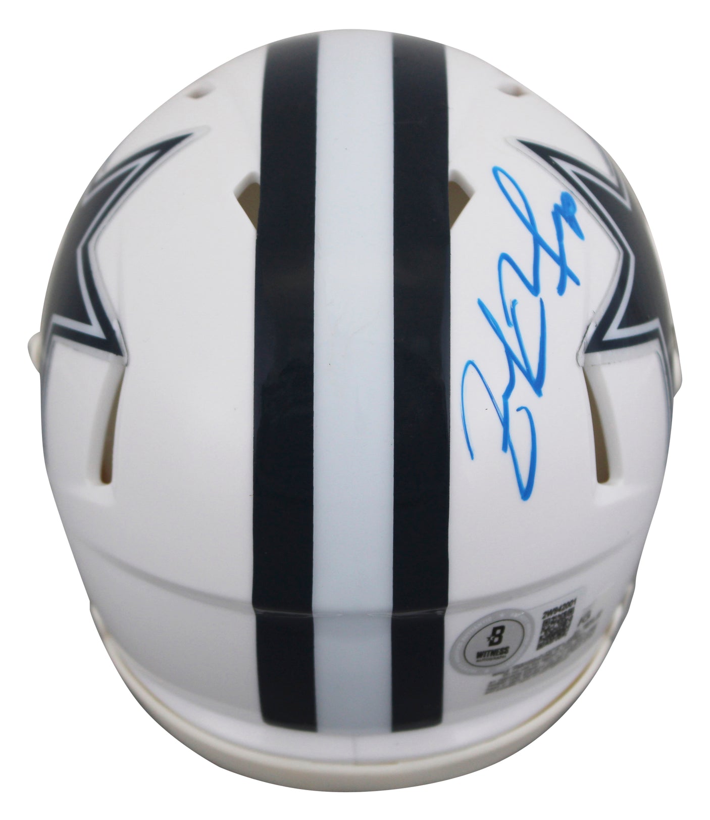 Cowboys Zack Martin Authentic Signed 2022 On Field Speed Mini Helmet BAS Witness