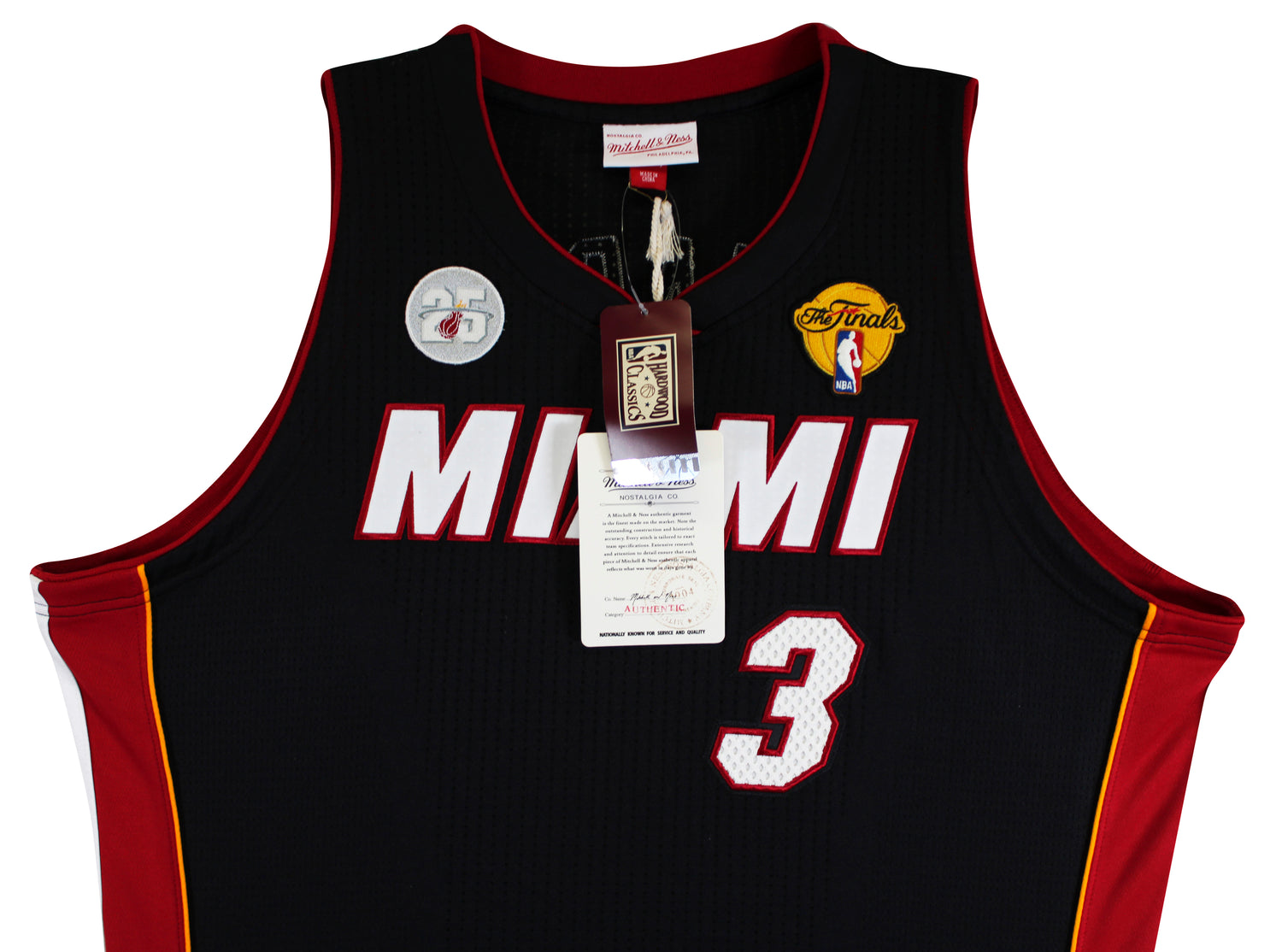 Heat Dwyane Wade Signed 2012-13 Black Mitchell & Ness Authentic Jersey Fanatics