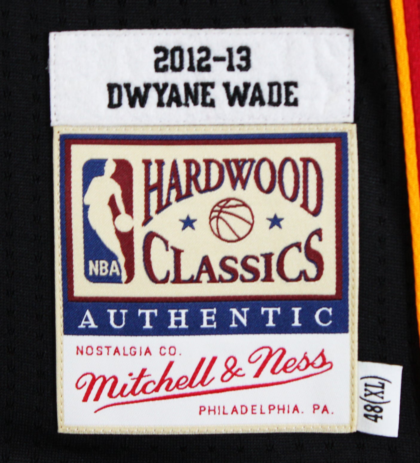 Heat Dwyane Wade Signed 2012-13 Black Mitchell & Ness Authentic Jersey Fanatics