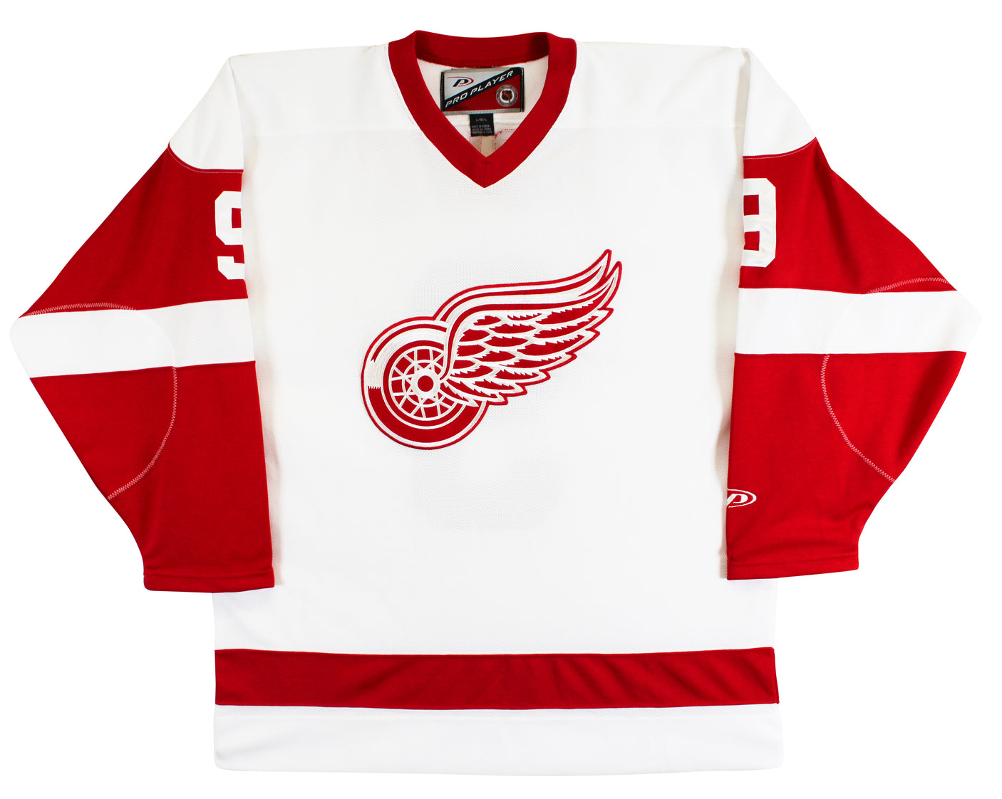 Red Wings Gordie Howe "2x Insc" Signed White Pro Player Jersey PSA/DNA #S32467