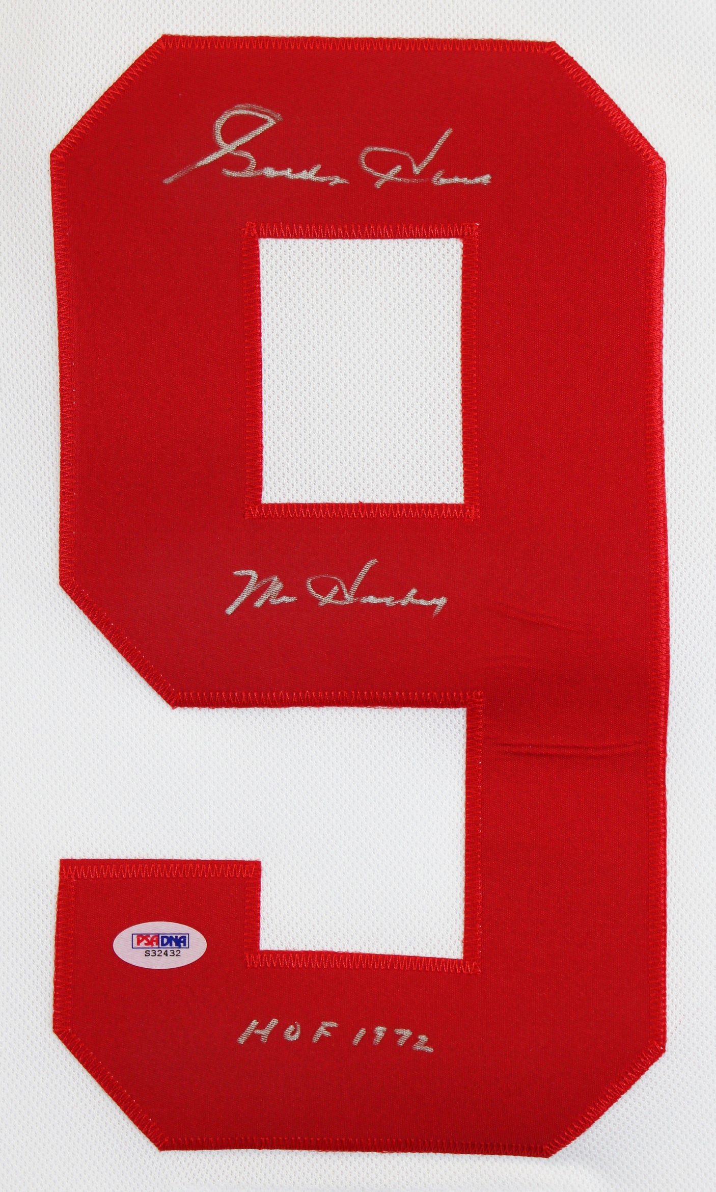 Red Wings Gordie Howe "Mr. Hockey, HOF" Signed White Adidas Jersey PSA #S32432
