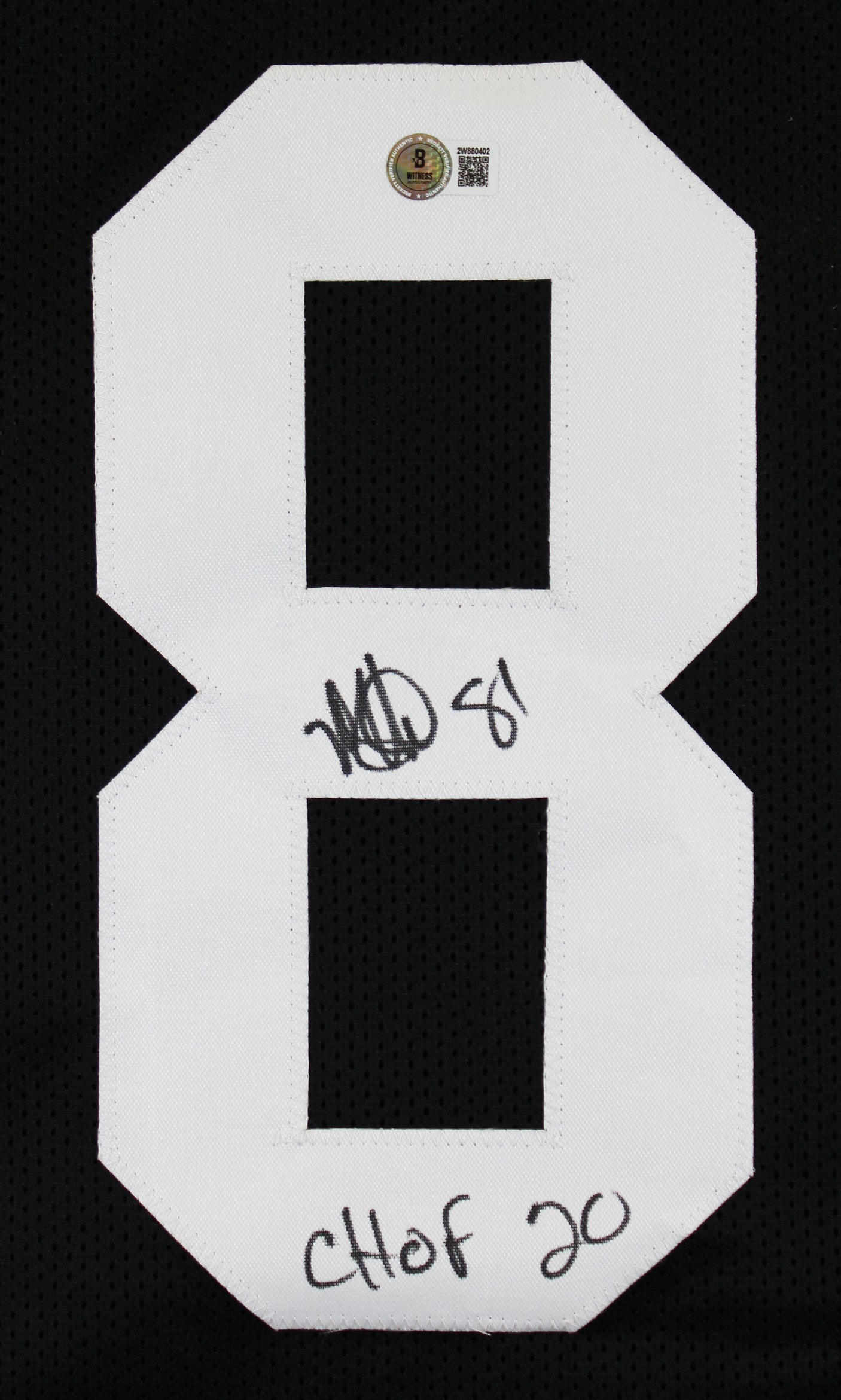 Colorado Michael Westbrook "CHOF 20" Signed Black Pro Style Jersey BAS Witnessed