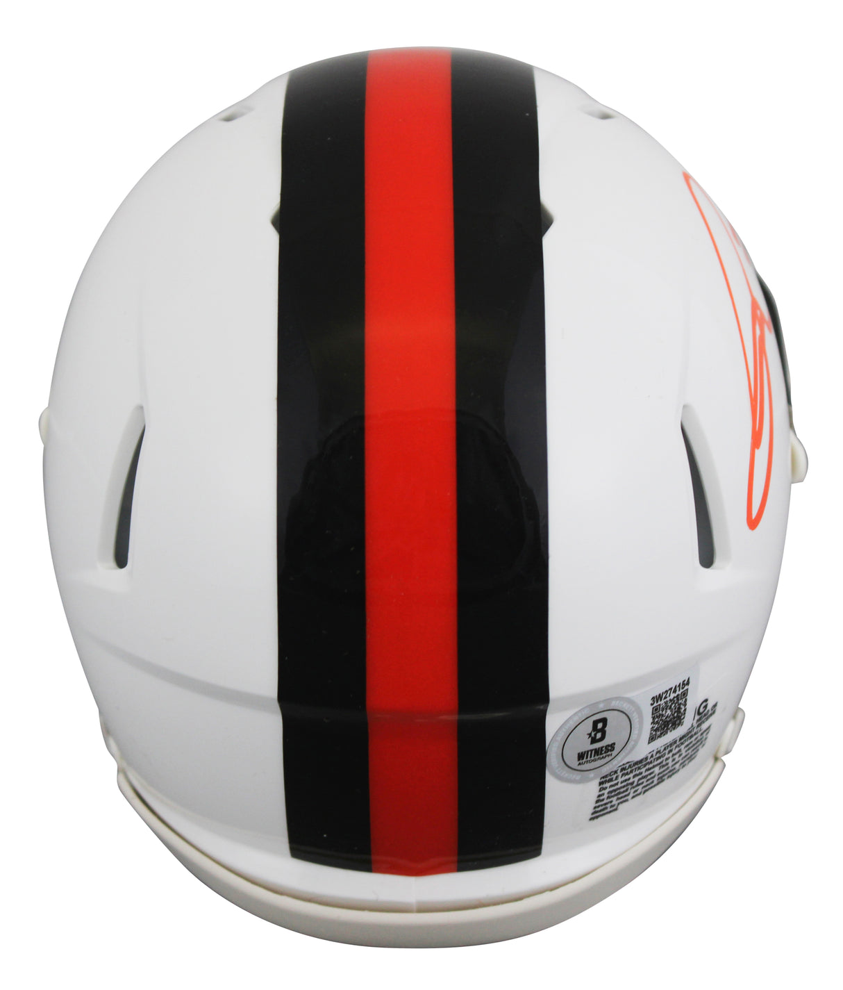 Browns Quinshon Judkins Signed 2023 On-Field Alt Speed Mini Helmet BAS Witnessed