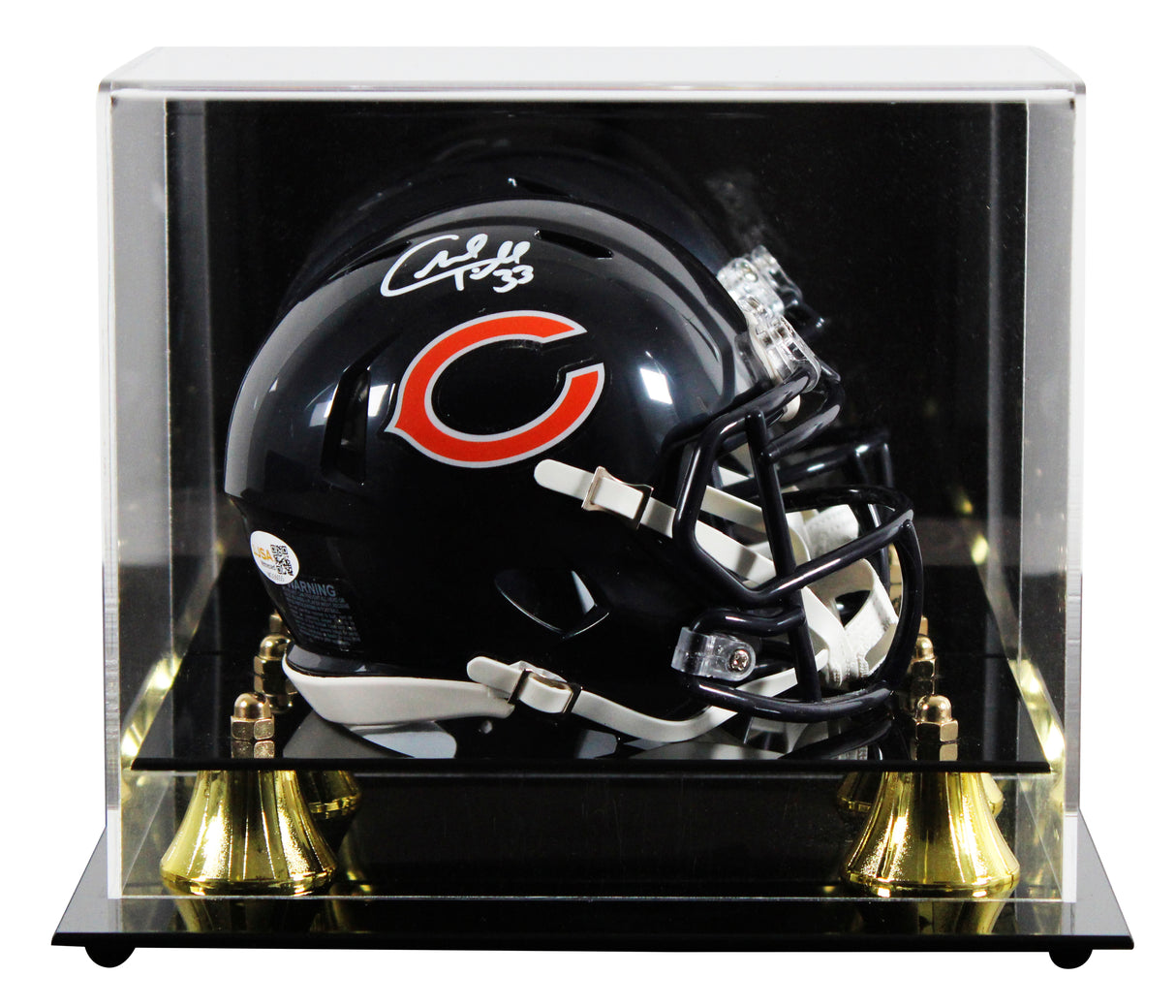 Bears Charles Tillman Authentic Signed Speed Mini Helmet W/ Case JSA Witnessed
