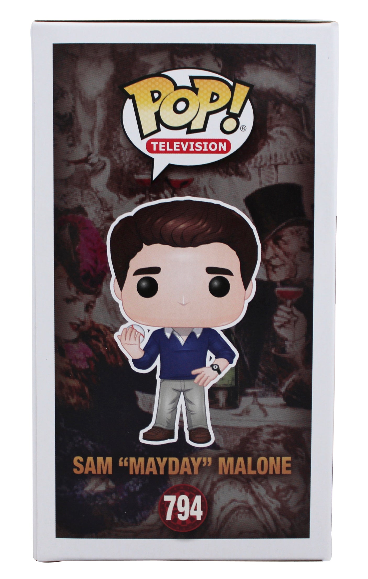 Ted Danson Cheers Signed Sam "Mayday" Malone #794 Funko Pop Figure BAS #BT65369