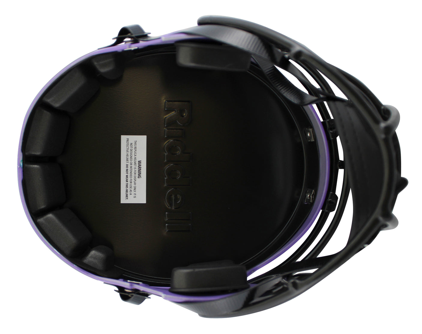 Ravens Ray Lewis Signed Rave Full Size Speed Rep Helmet W/ Case BAS Witnessed