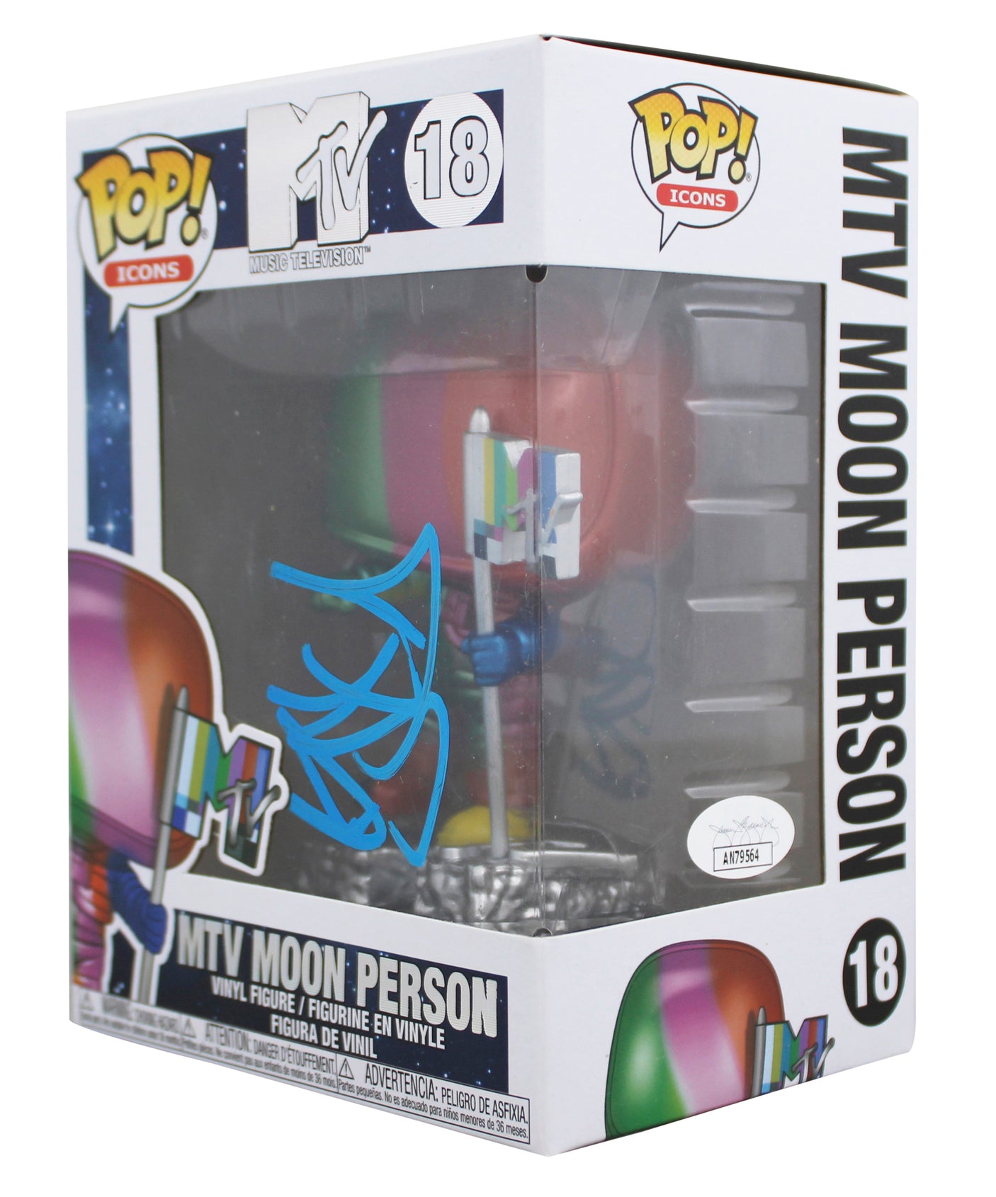 Sia Authentic Signed MTV Moon Person #18 Funko Pop Vinyl Figure JSA #AN79564