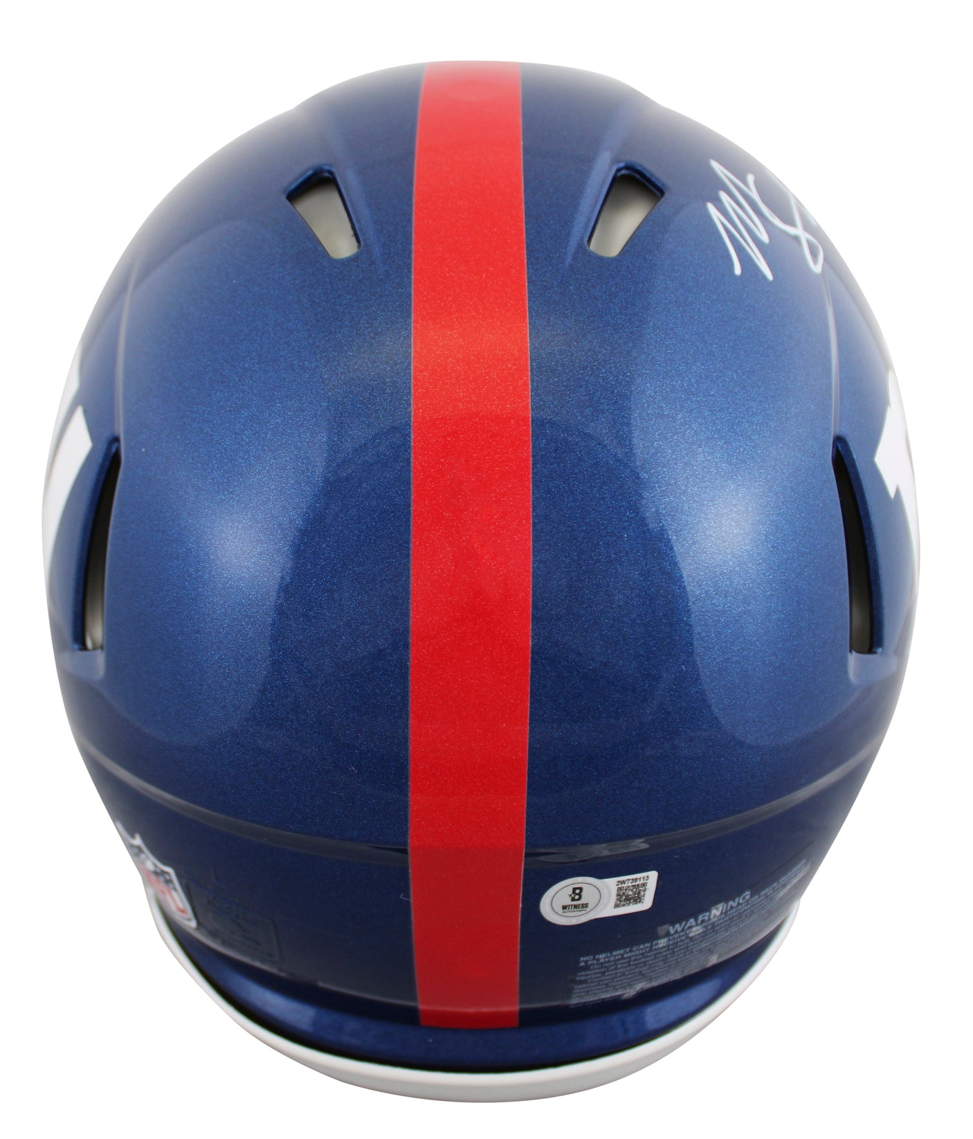 Giants Lawrence Taylor & Michael Strahan Signed F/S Speed Proline Helmet BAS Wit