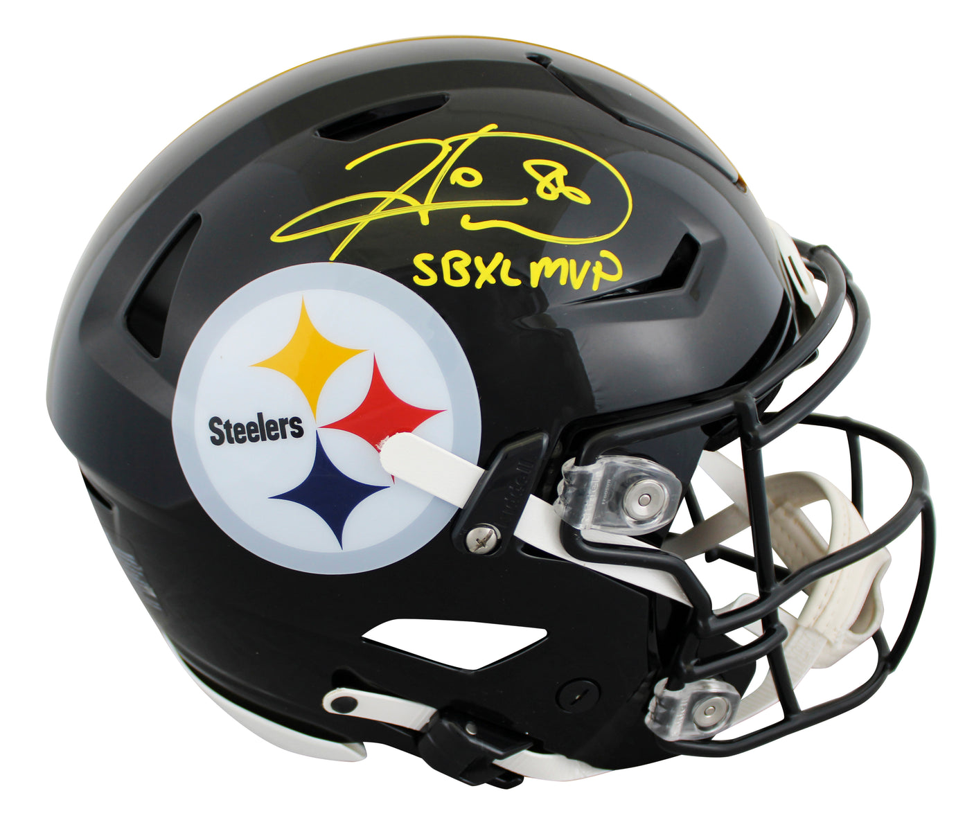 Steelers Hines Ward "SB XL MVP" Signed Speed Flex Full Size Helmet BAS Witnessed