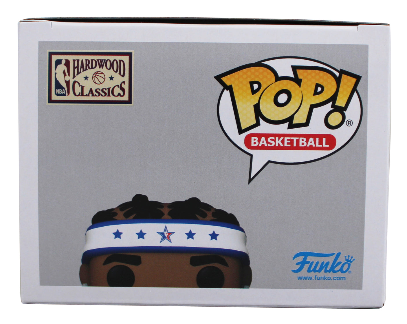 76ers Allen Iverson Signed NBA All-Star #159 Funko Pop Vinyl Figure BAS Witness