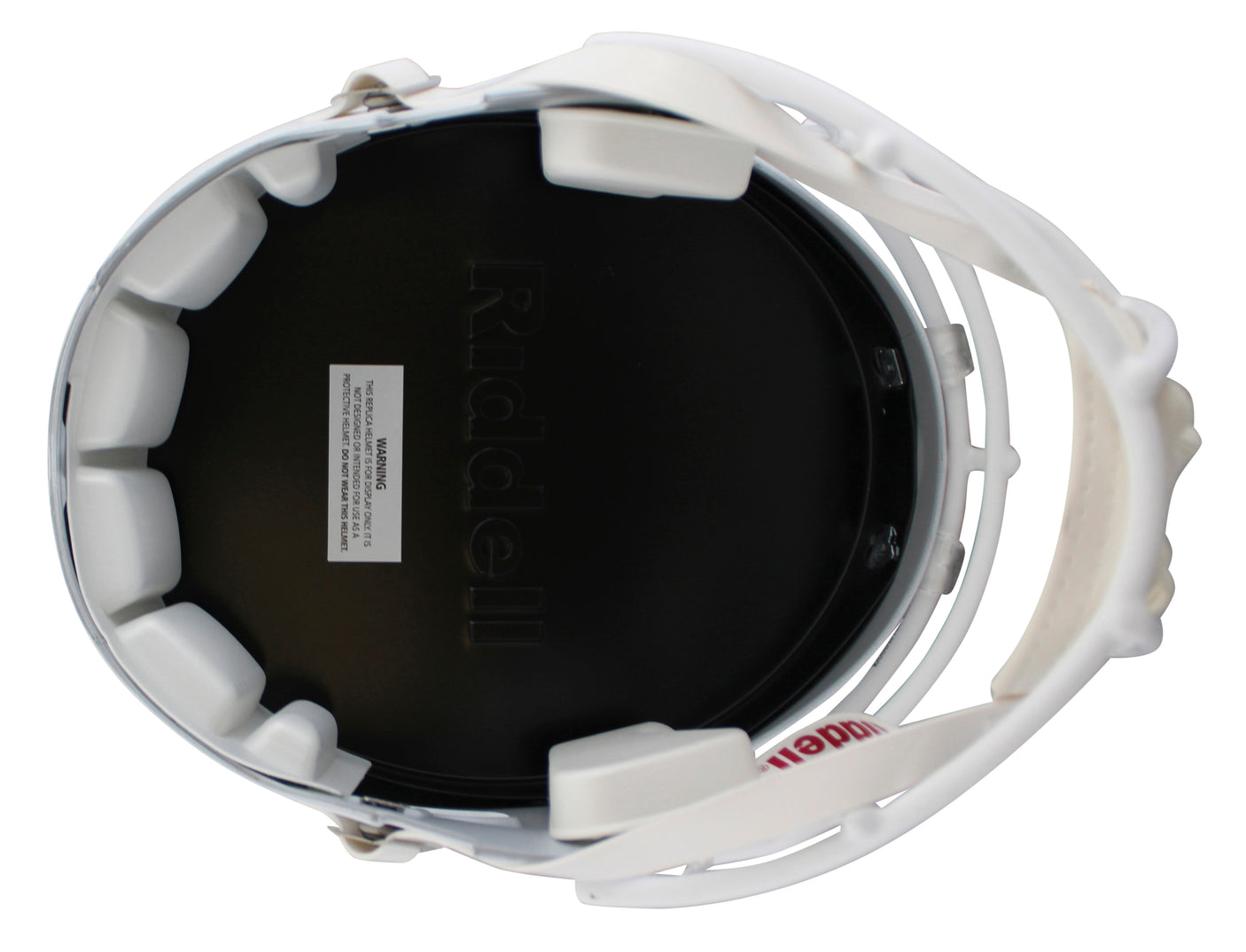 Miami Ray Lewis Signed White Full Size Speed Rep Helmet W/ Case BAS Witnessed