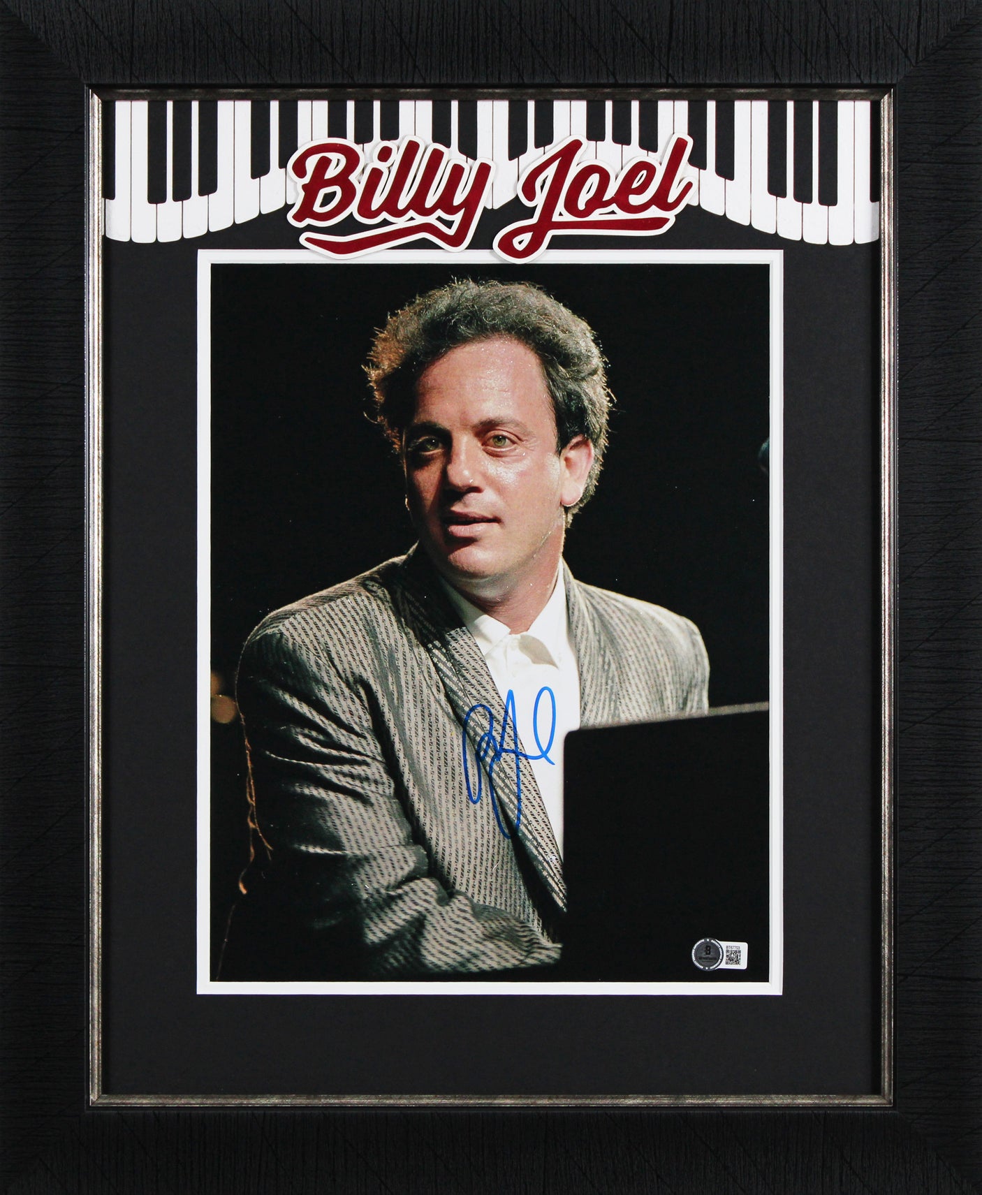 Billy Joel Authentic Signed 11x14 Framed Vertical Piano Man Photo BAS #BT67703