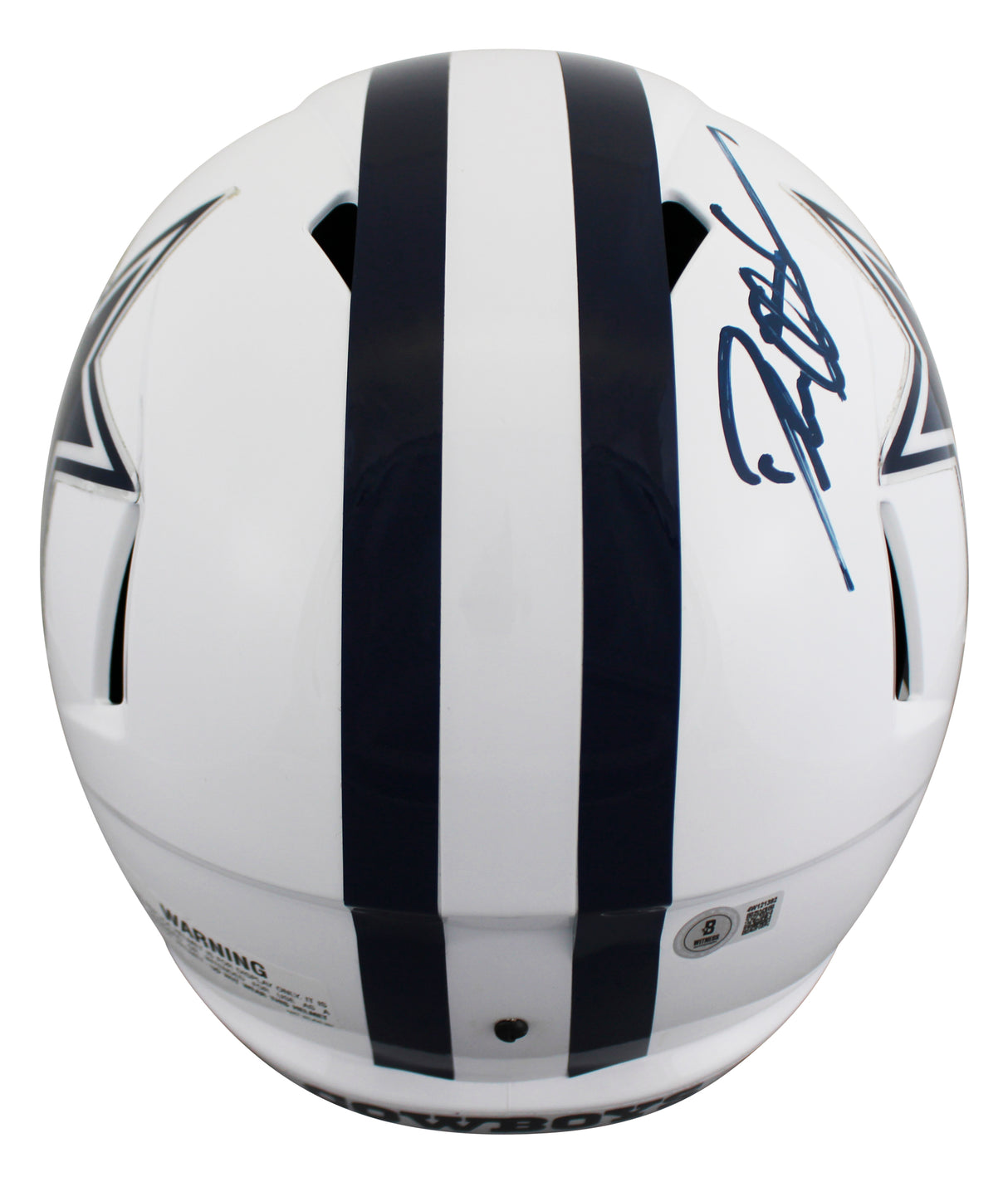 Cowboys Deion Sanders Signed 2022 On-Field Alt F/S Speed Rep Helmet W/ Case BAS