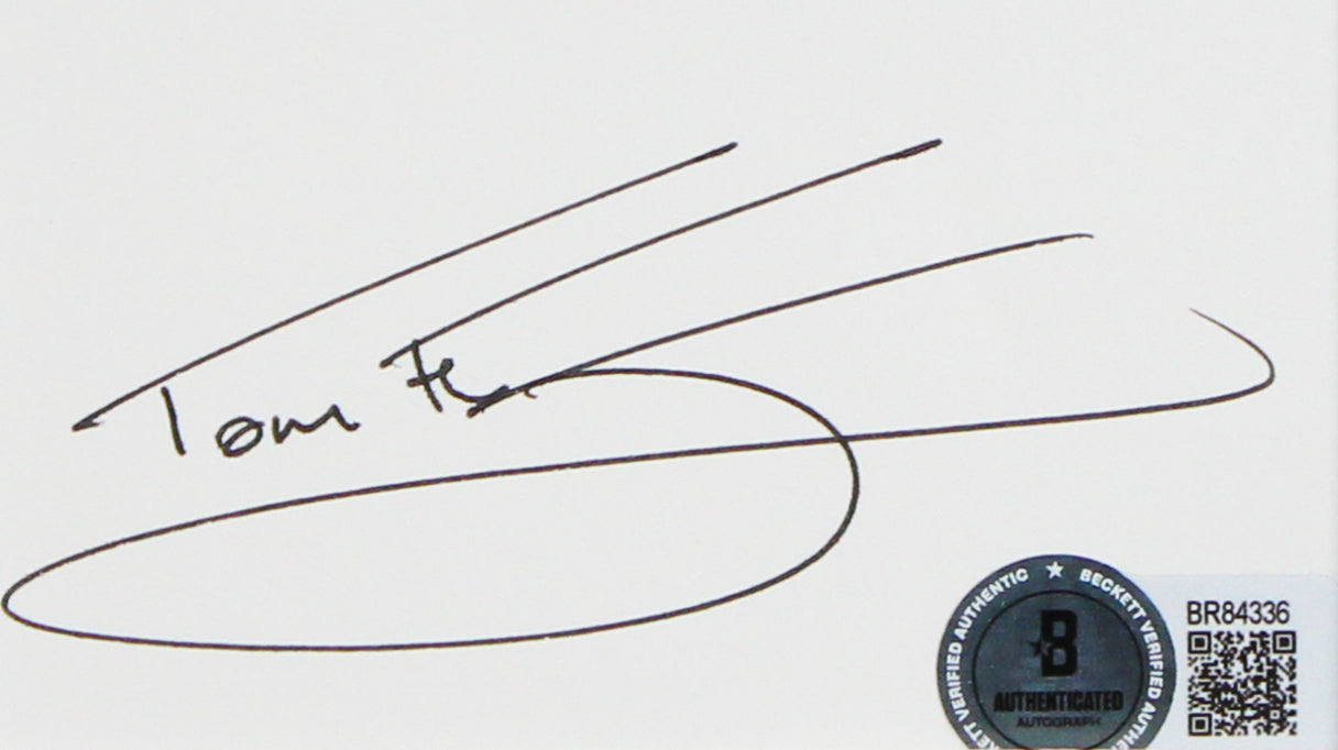 Tom Felton Harry Potter Authentic Signed & Framed 2.5x4 Cut Signature BAS