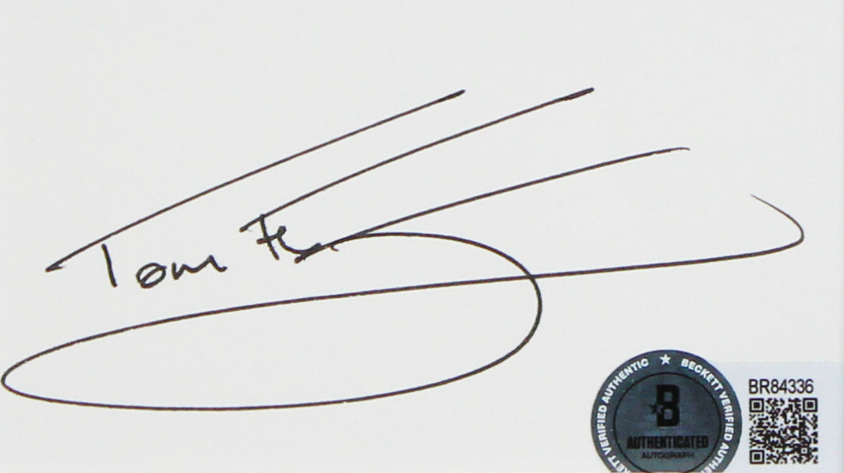 Tom Felton Harry Potter Authentic Signed & Framed 2.5x4 Cut Signature BAS