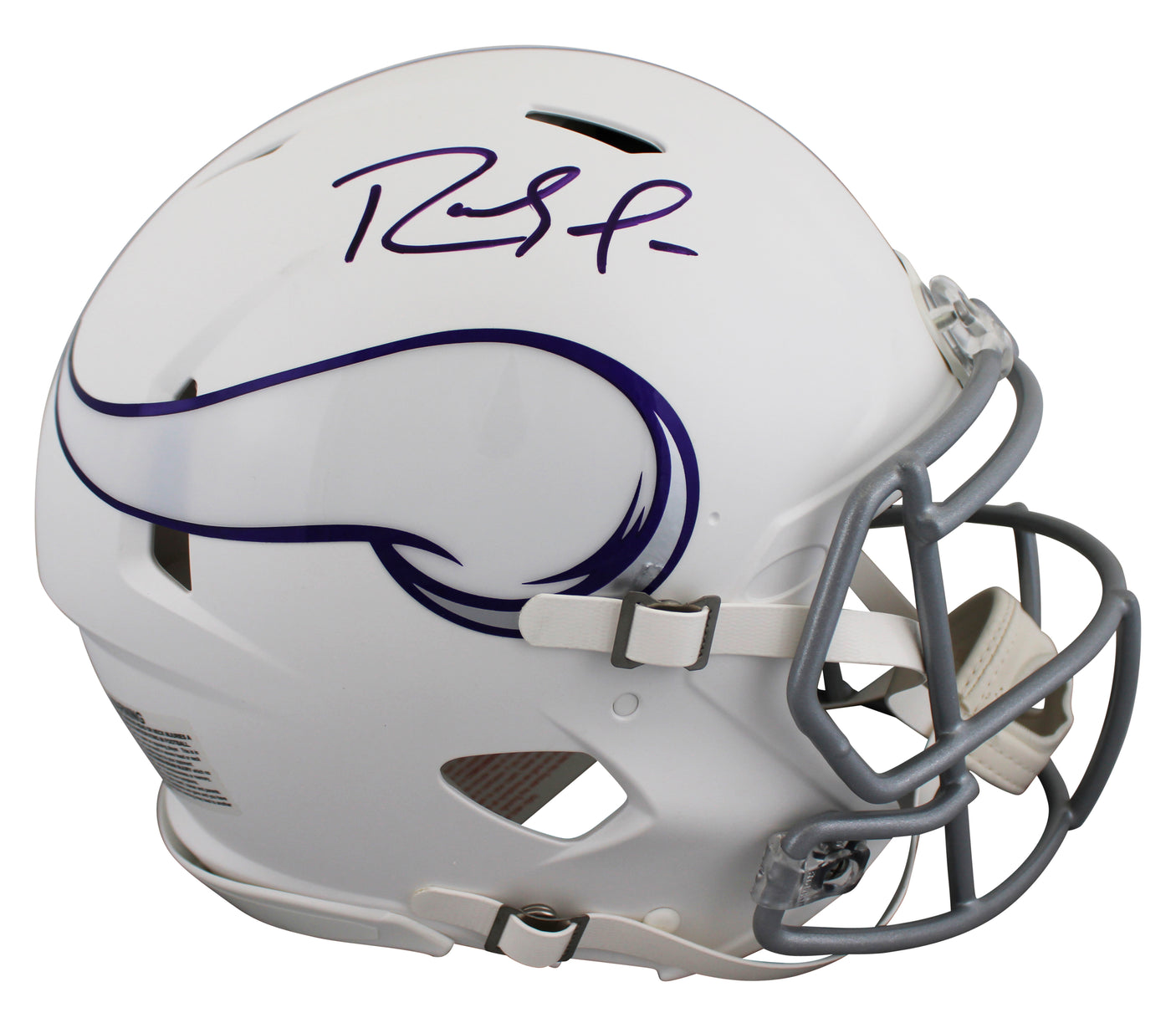 Vikings Randy Moss Signed 2024 On-Field Alt Full Size Speed Proline Helmet BAS W