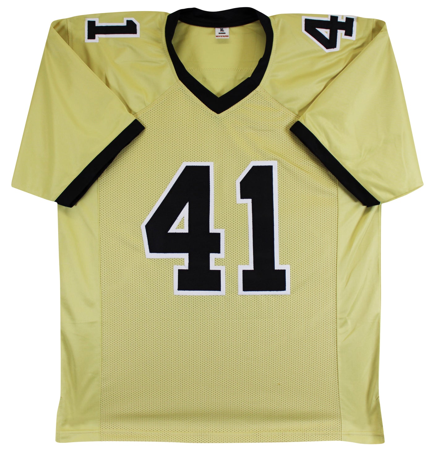 Alvin Kamara Authentic Signed Gold Alternate Pro Style Jersey BAS Witnessed