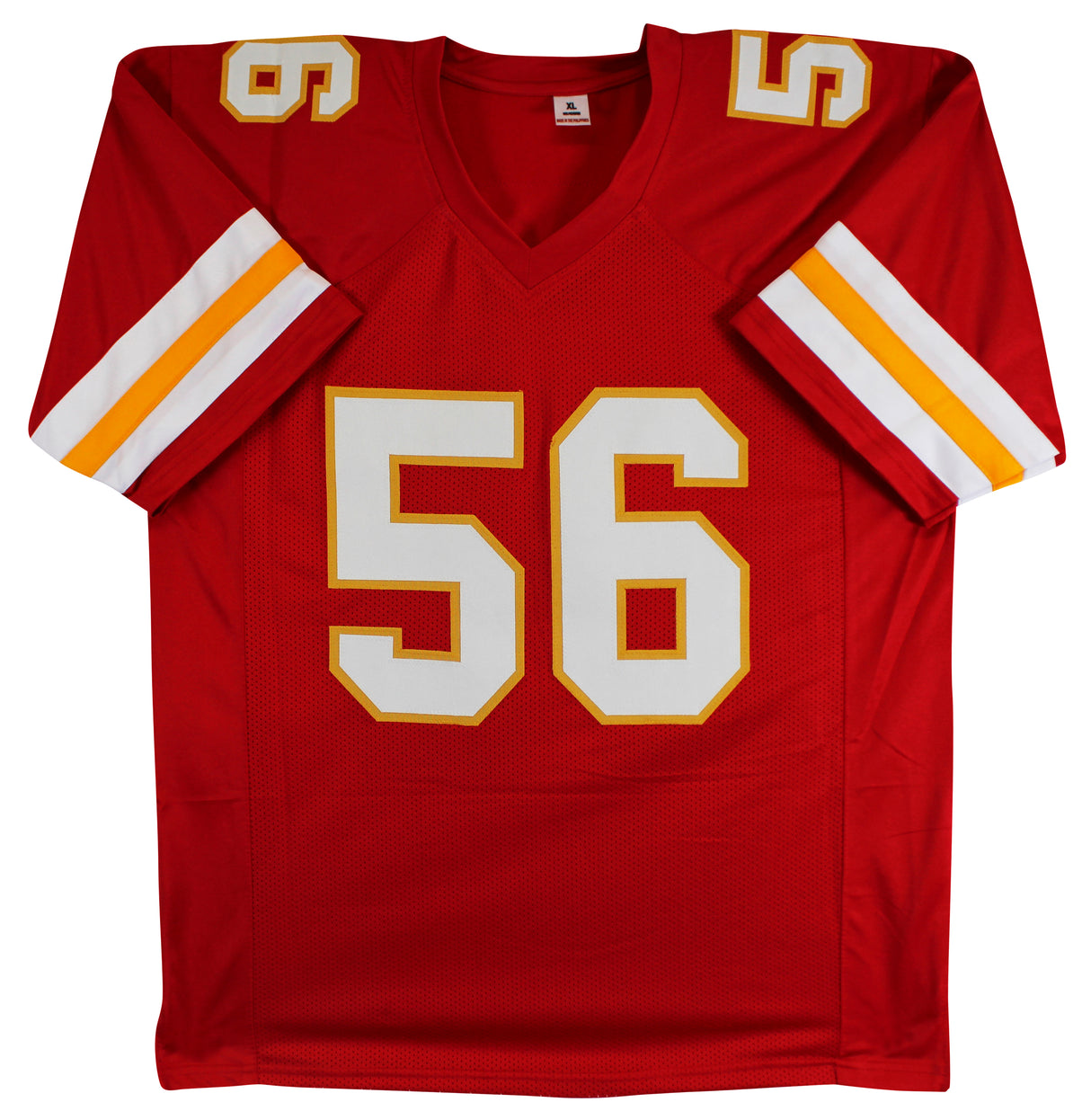 George Karlaftis Authentic Signed Red Pro Style Jersey Autographed BAS Witnessed