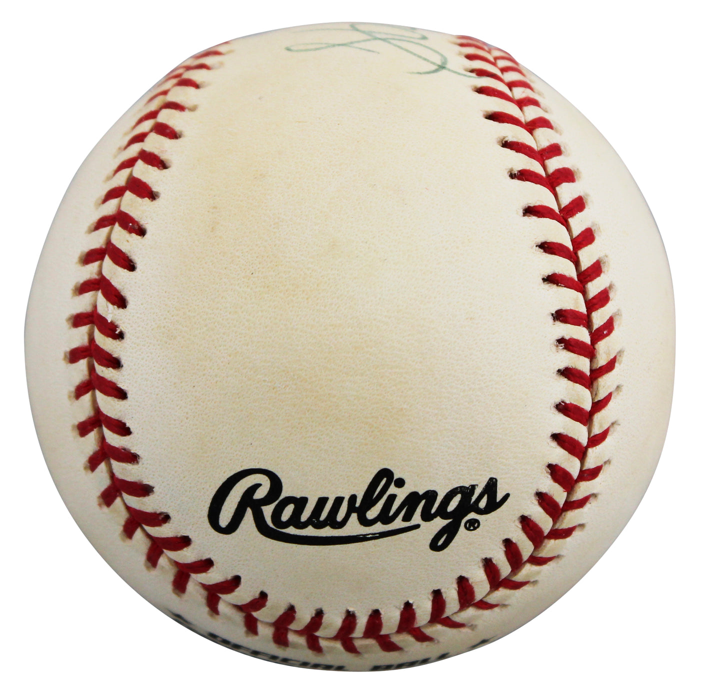 Braves Hank Aaron Authentic Signed Leonard Coleman ONL Baseball BAS #AE64045