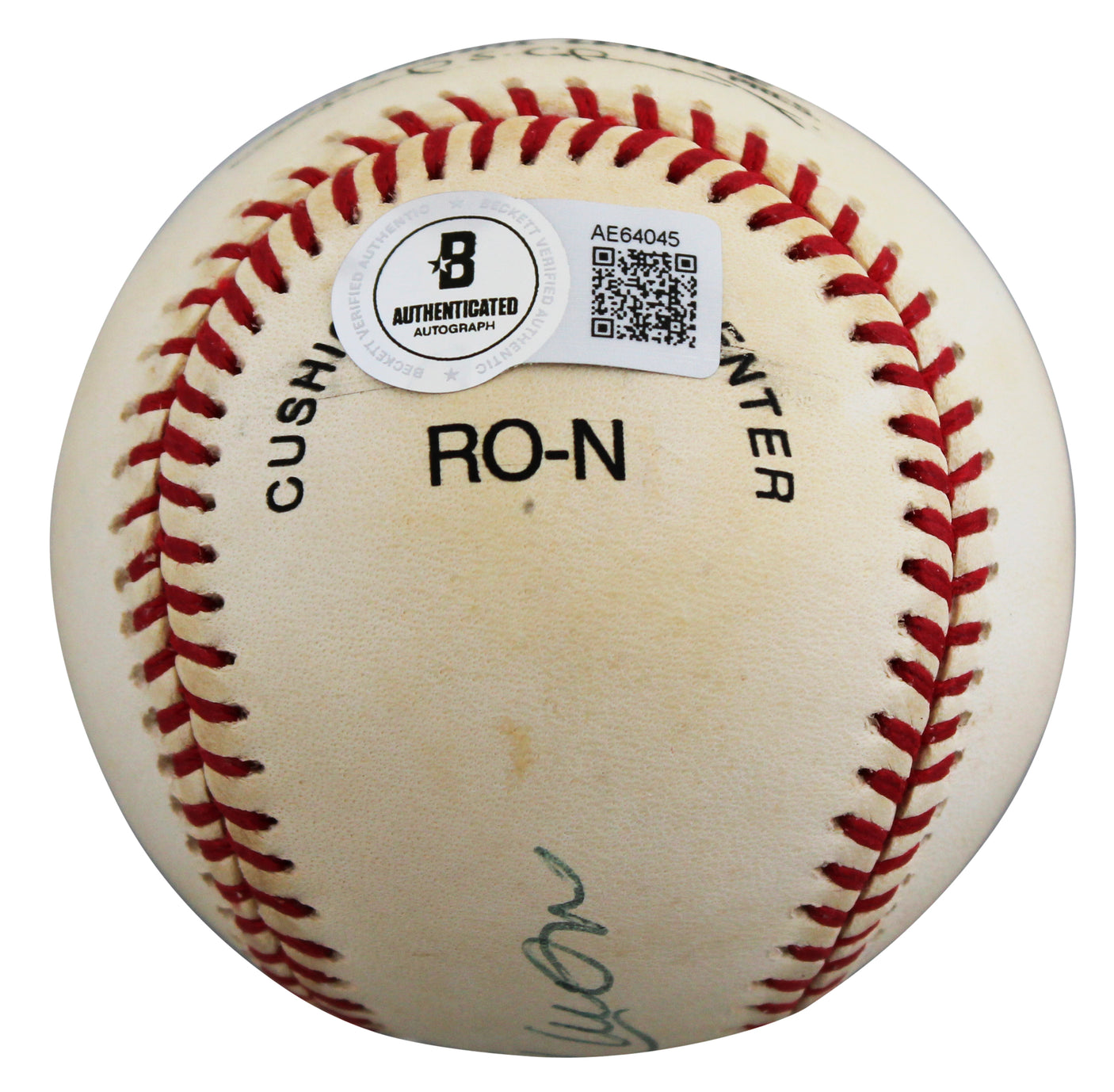 Braves Hank Aaron Authentic Signed Leonard Coleman ONL Baseball BAS #AE64045