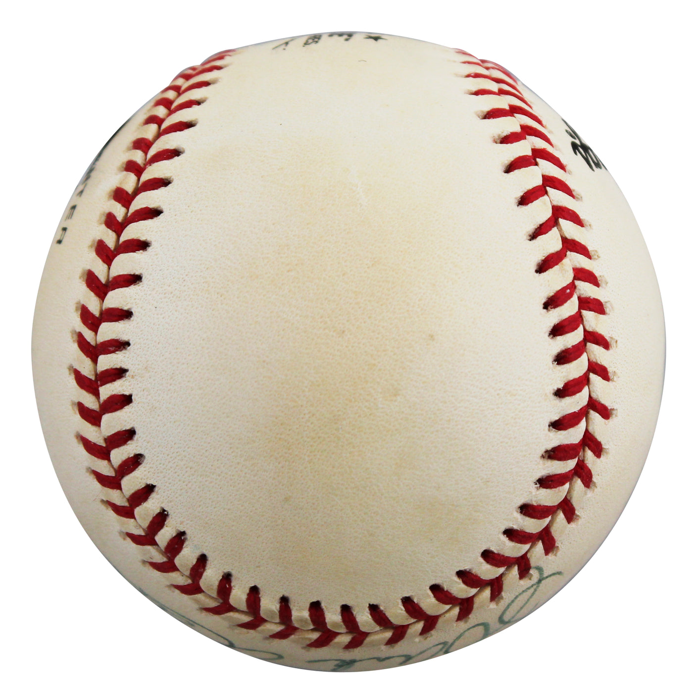 Braves Hank Aaron Authentic Signed Leonard Coleman ONL Baseball BAS #AE64045