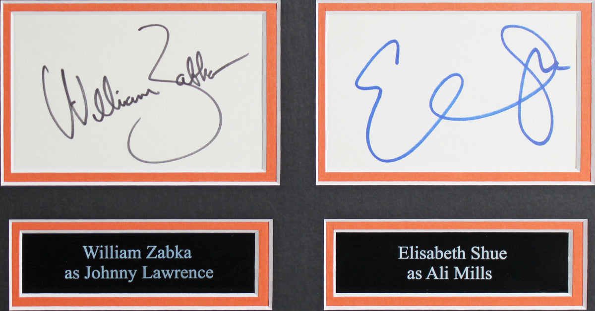 The Karate Kid (5) Morita, Macchio, Zabka, Shue & Kove Signed Framed Display BAS