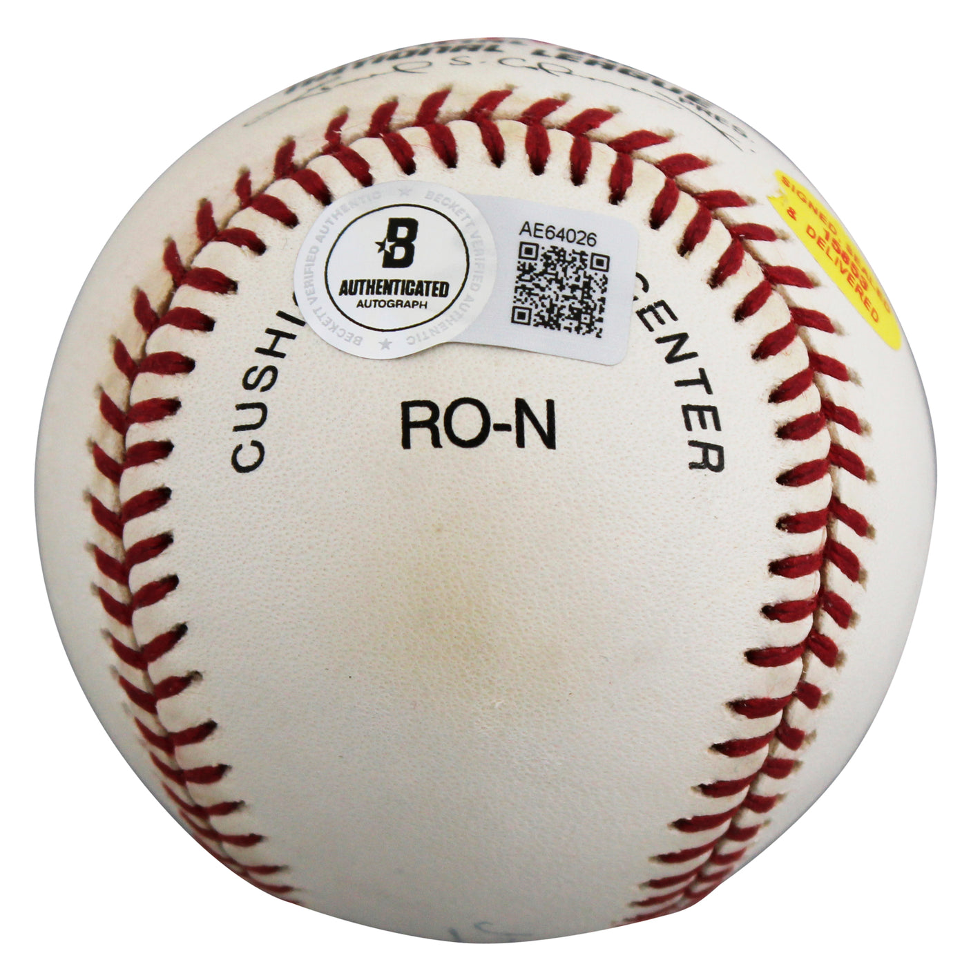 Giants Willie Mays Authentic Signed Leonard Coleman ONL Baseball BAS #AE64026