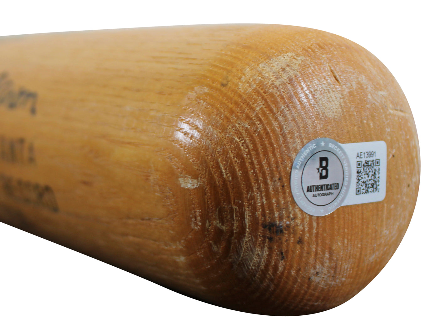 Braves Hank Aaron Signed H&B Louisville Slugger Player Model Bat BAS #AE13991