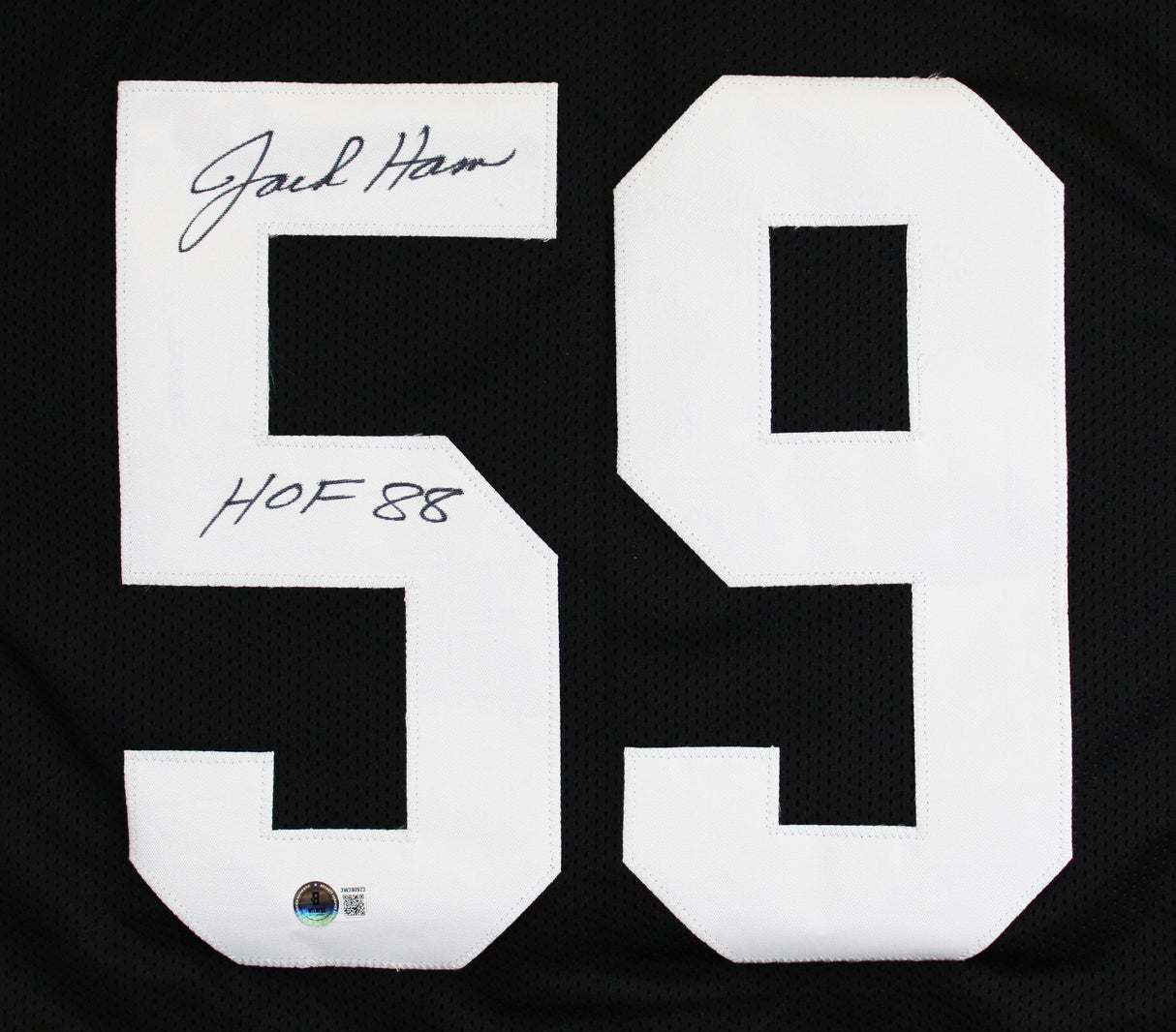 Jack Ham "HOF 88" Authentic Signed Black Pro Style Jersey BAS Witness #3W390923