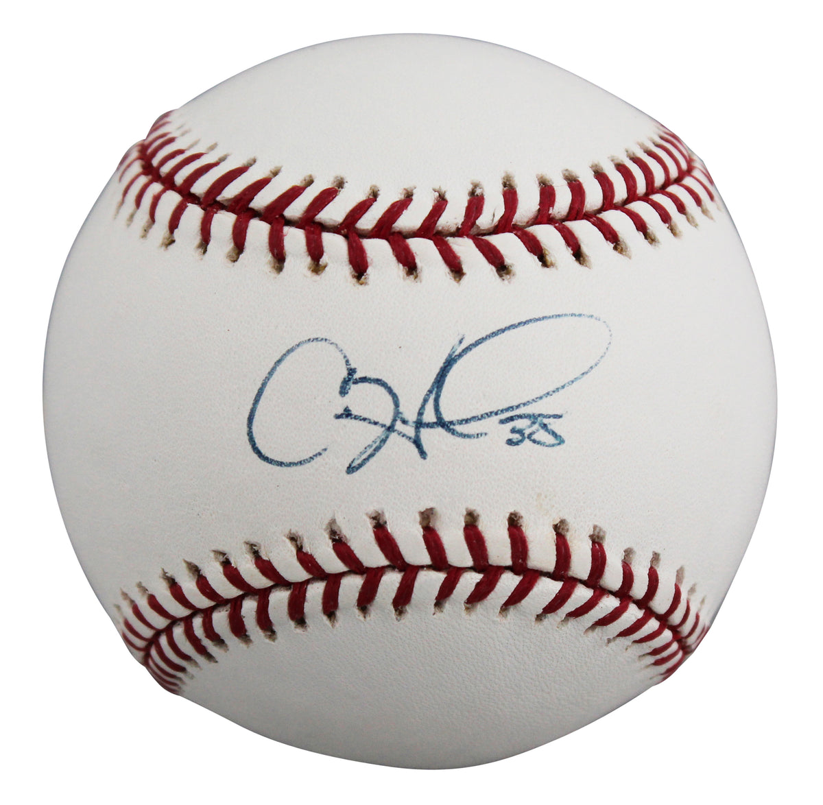 Phillies Cole Hamels Authentic Signed Allen Selig OML Baseball BAS #H27944