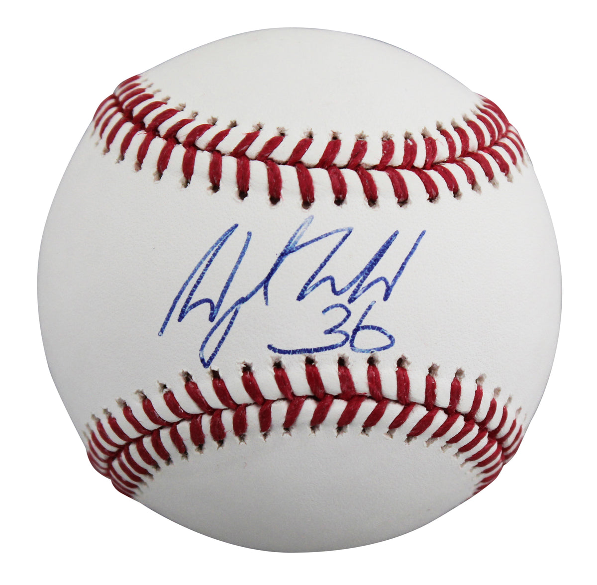 Rangers Wyatt Langford Authentic Signed Robert Manfred OML Baseball JSA #AU76574