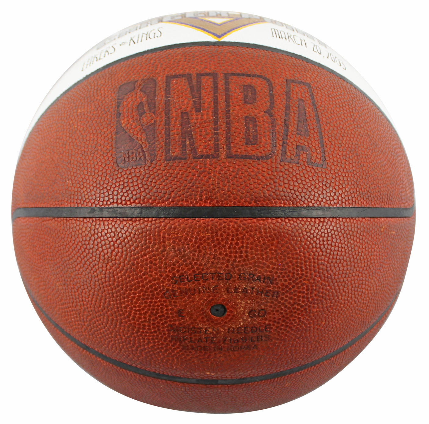 Shaquille O'Neal Game Used 20,000 Career Pts Scored Game Spalding NBA Basketball