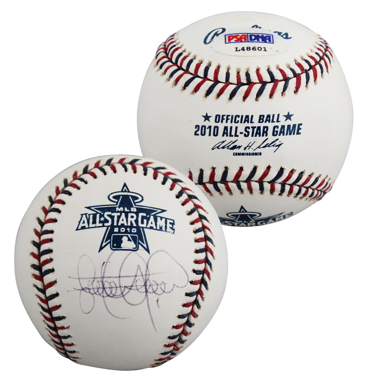 Rangers Elvis Andrus Signed 2010 All Star Game Selig OML Baseball PSA #L48601