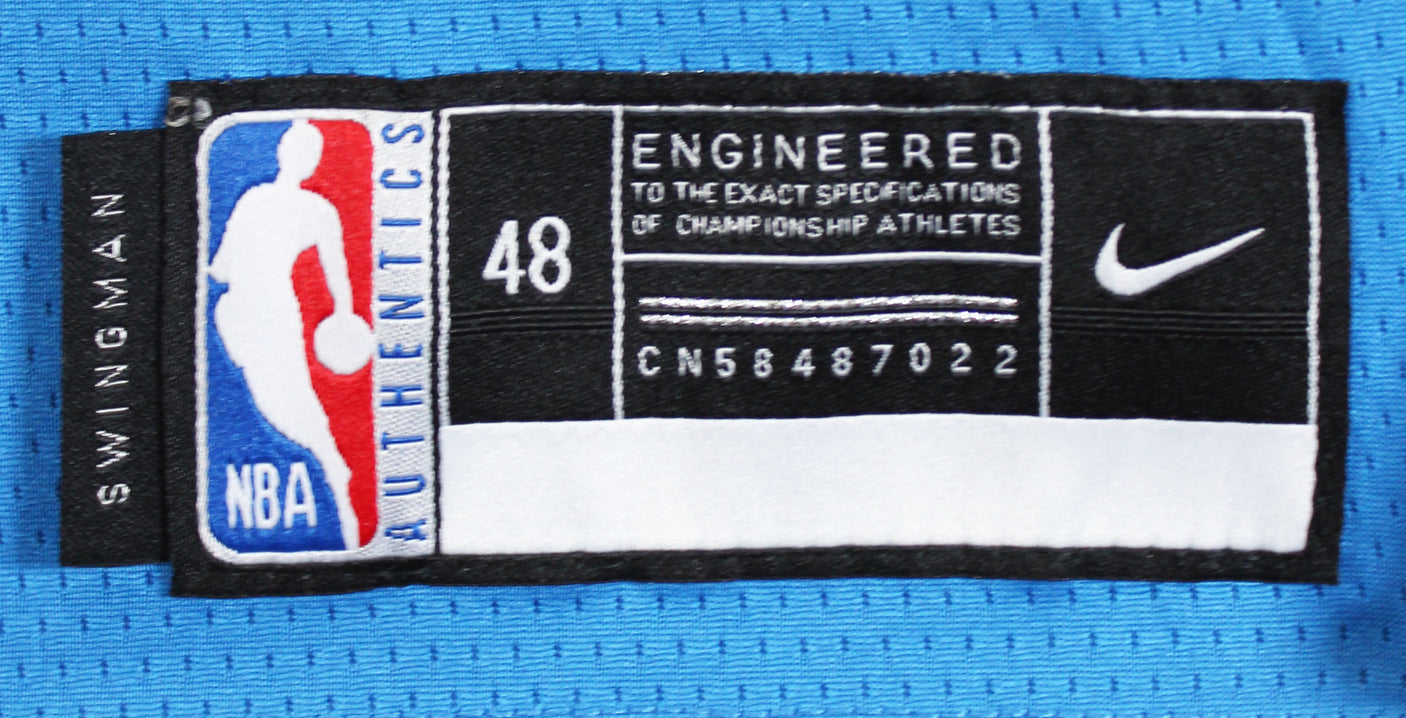 Thunder Shai Gilgeous-Alexander Signed Blue Nike Icon Ed. Jersey JSA #CD42320