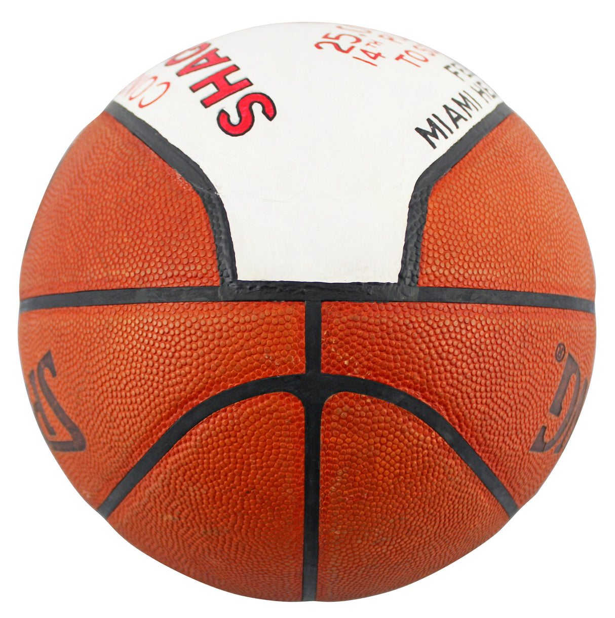 Shaquille O'Neal Game Used 25,000 Career Pts Scored Game Spalding NBA Basketball