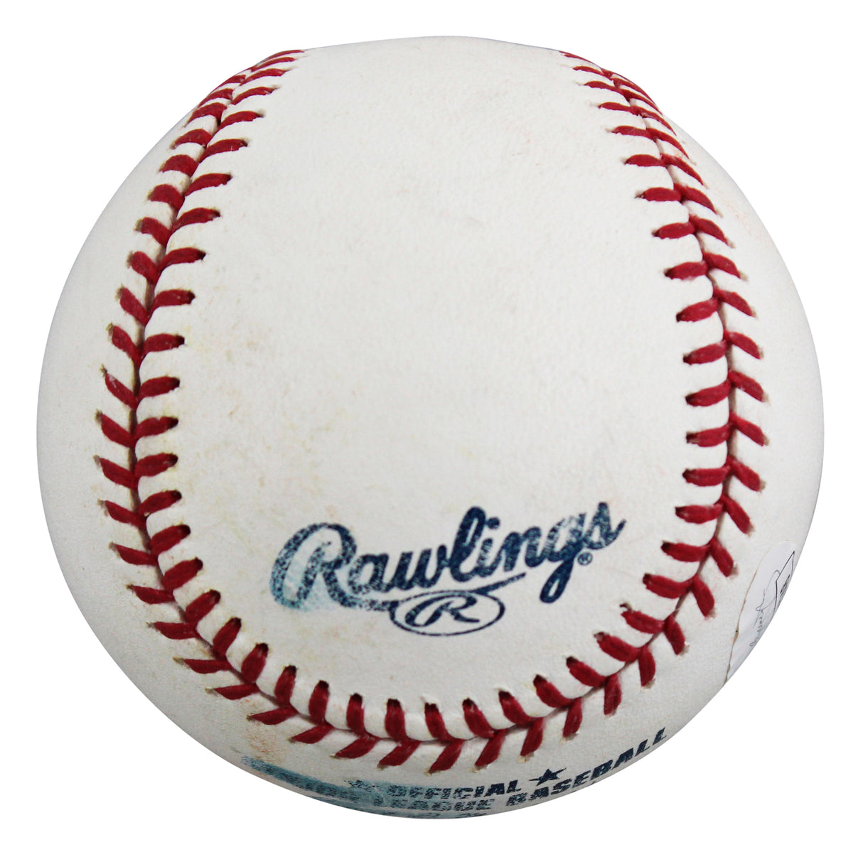 Rangers Ezequiel Duran Signed Practice Used Manfred OML Baseball JSA #AM11748