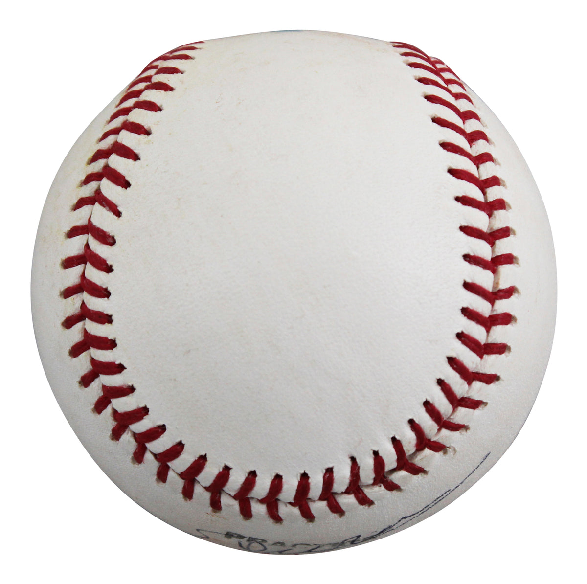 Rangers Ezequiel Duran Signed Practice Used Manfred OML Baseball JSA #AM11748