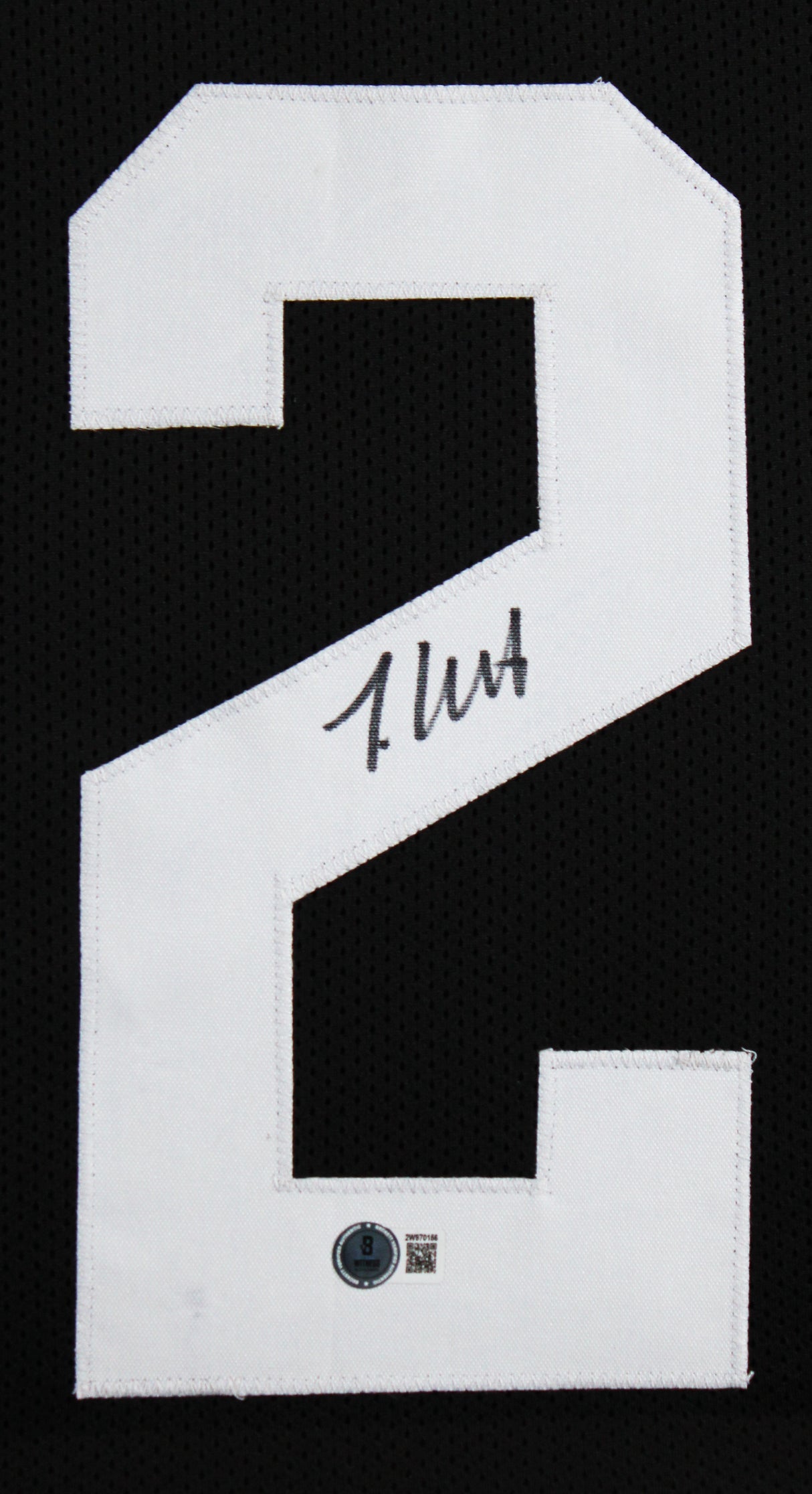 Travis Hunter Authentic Signed Black Pro Style Framed Jersey BAS Witnessed