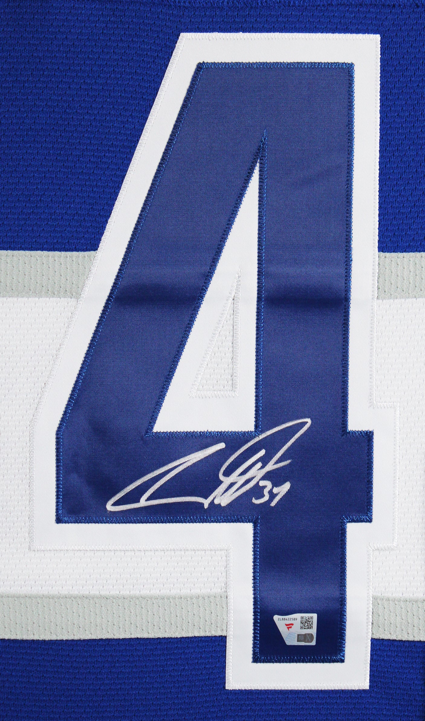 Maple Leafs Auston Matthews Signed Blue Vintage M&N TB Framed Jersey Fanatics