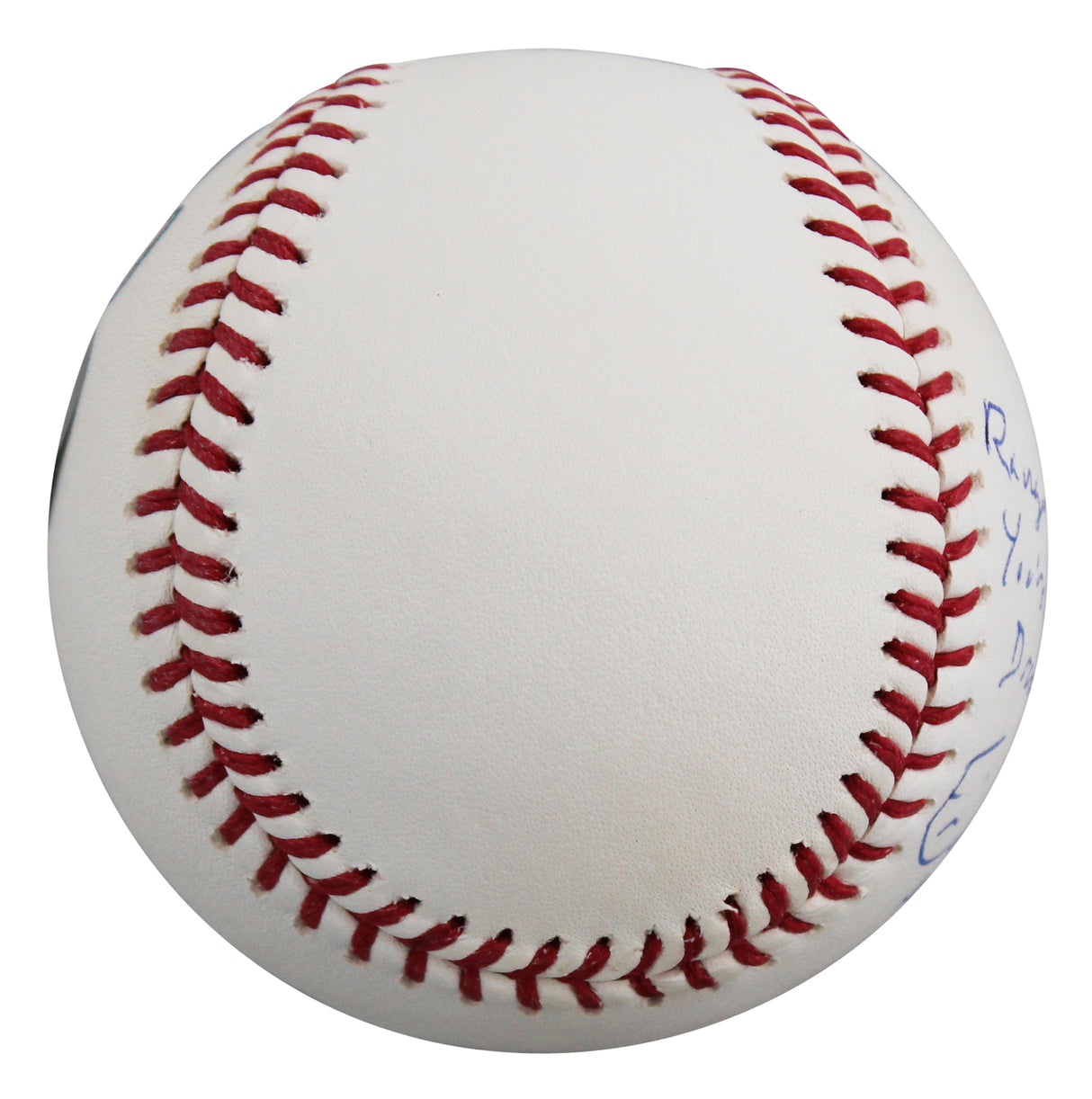Rangers Eric Nadel "2x Insc" Signed 2023 WS Logo Baseball BAS Witness #1W235958