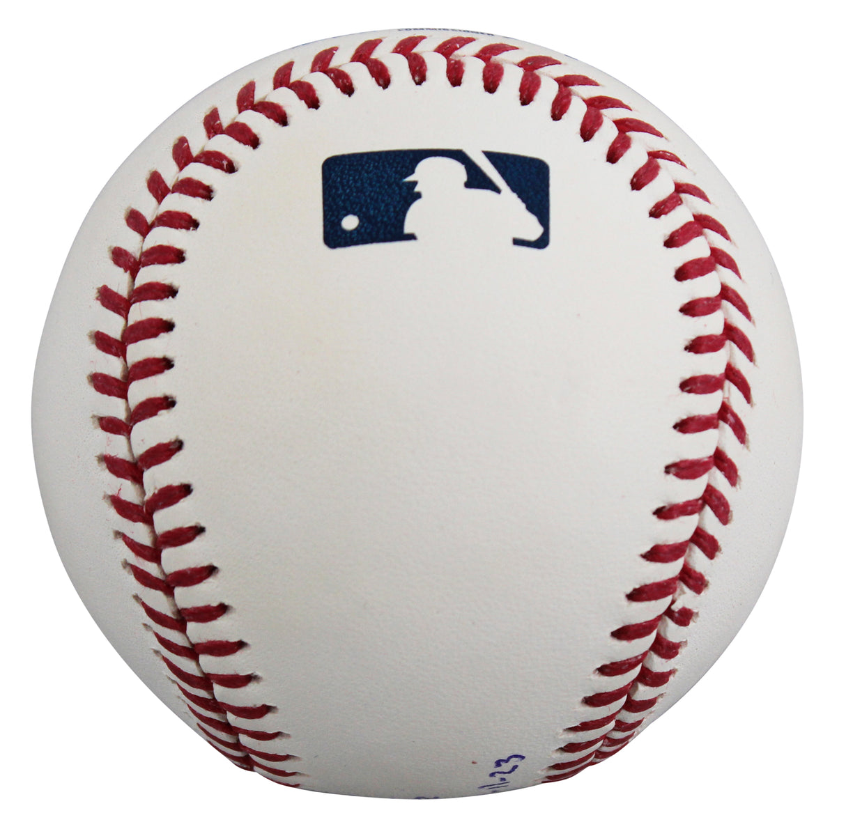 Rangers Evan Carter "1st MLB HR" Signed Manfred OML Baseball BAS Wit #W871401