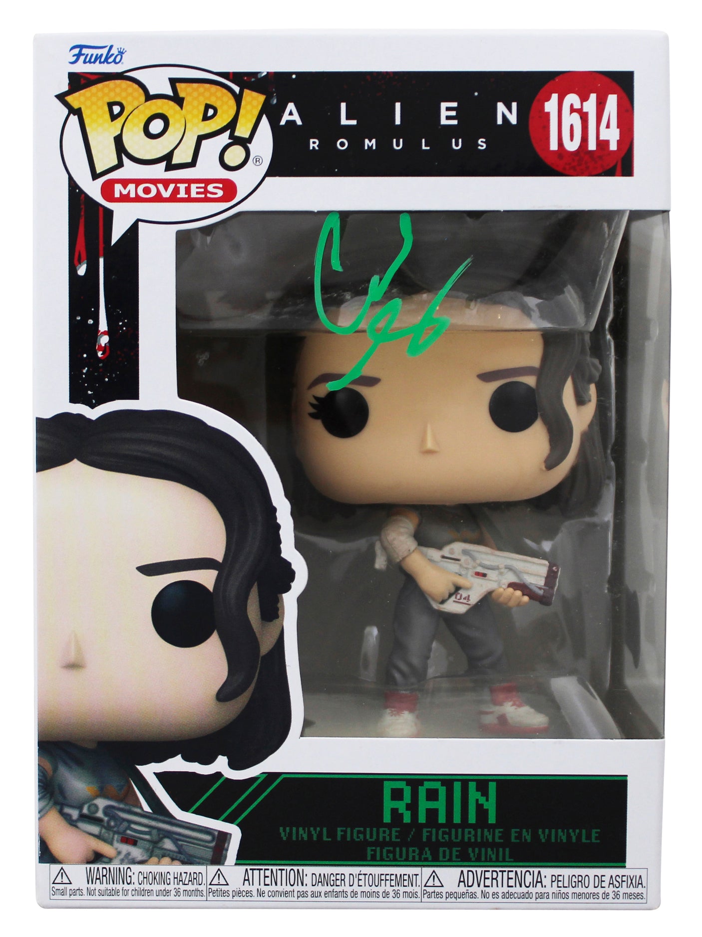 Cailee Spaeny Signed Alien: Romulus #1614 Funko Pop Vinyl Figure BAS #BS12555
