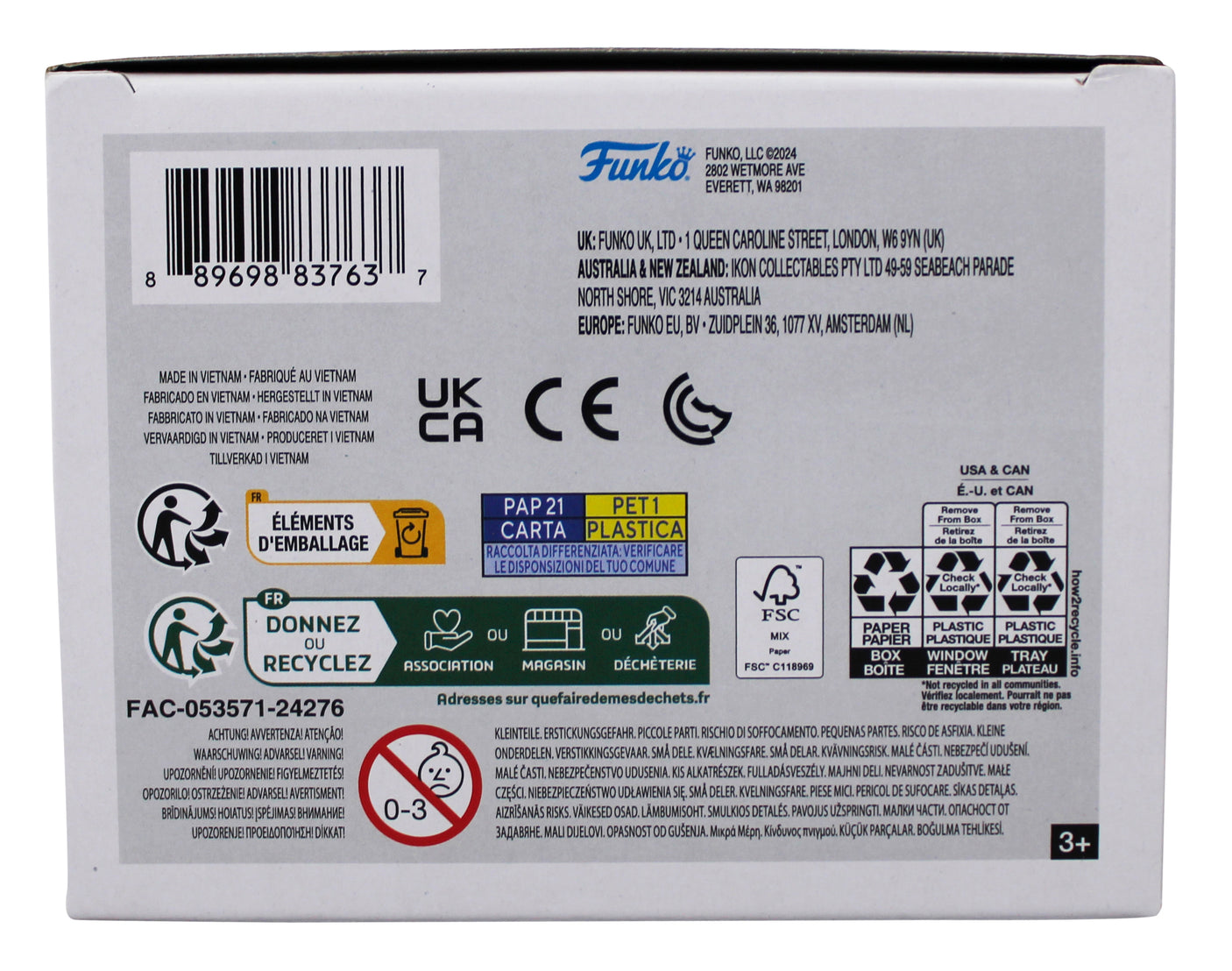 Hayden Christiansen Signed Anakin Skywalker #751 Funko Pop Vinyl Figure BAS