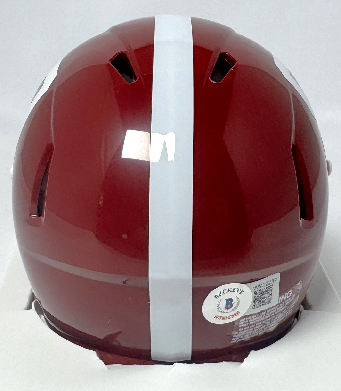 Bryce Young Autographed Alabama Crimson Tide Speed Mini Helmet #9-Beckett W Holo