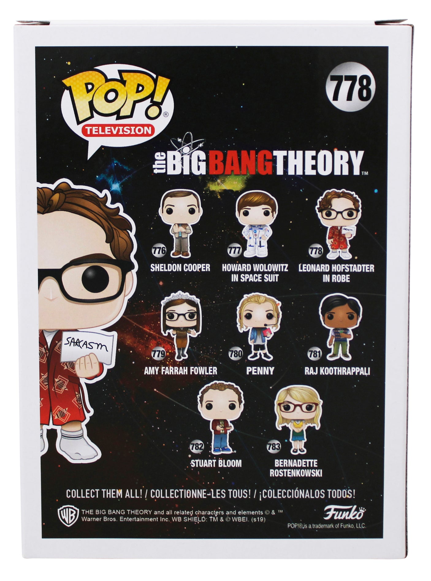 Johnny Galecki The Big Bang Theory Signed #778 Funko Pop Vinyl Figure BAS