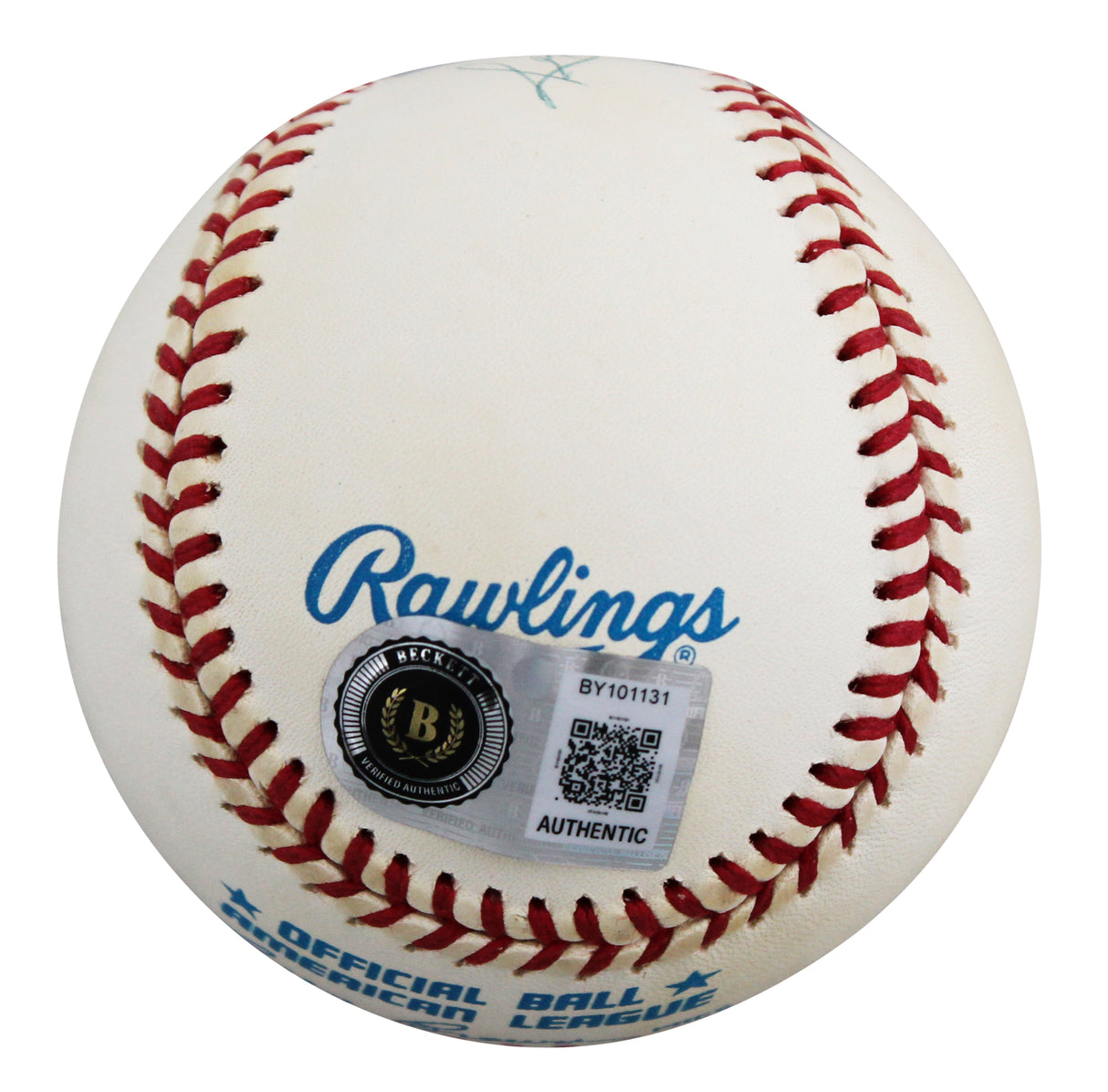 Yankees Reggie Jackson Authentic Signed Bobby Brown OAL Baseball BAS #BY101131